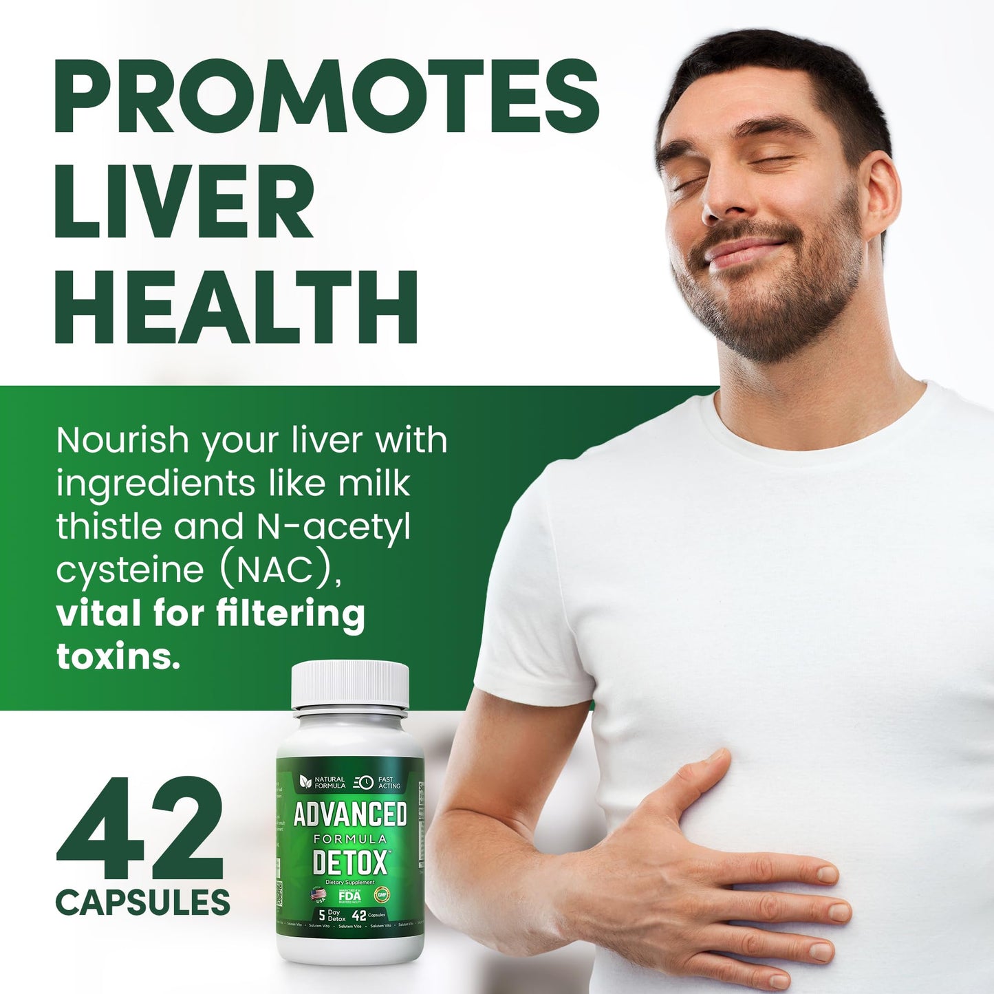 Salutem Vita Starfit Advanced Detox Cleanse 42 Capsules