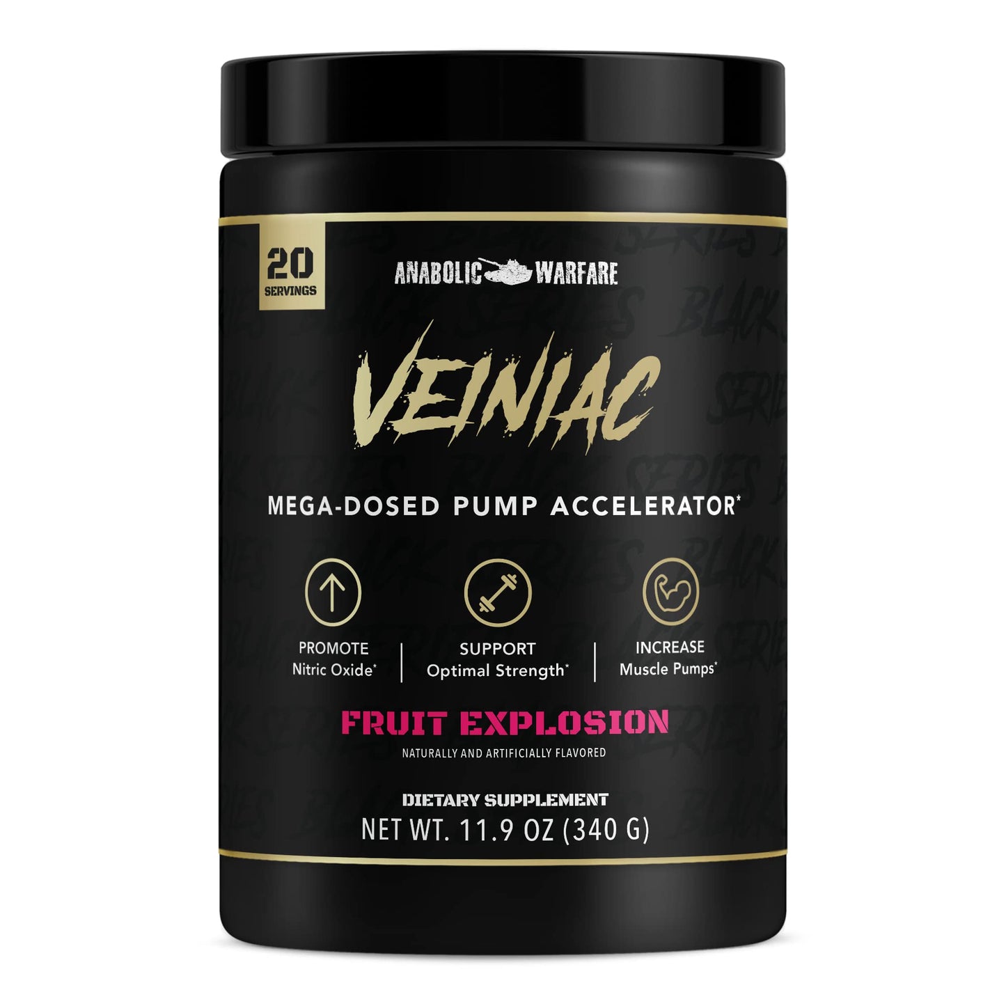 Anabolic Warfare Veiniac Muscle Pump Activator Pre-Workout Powder 11.9