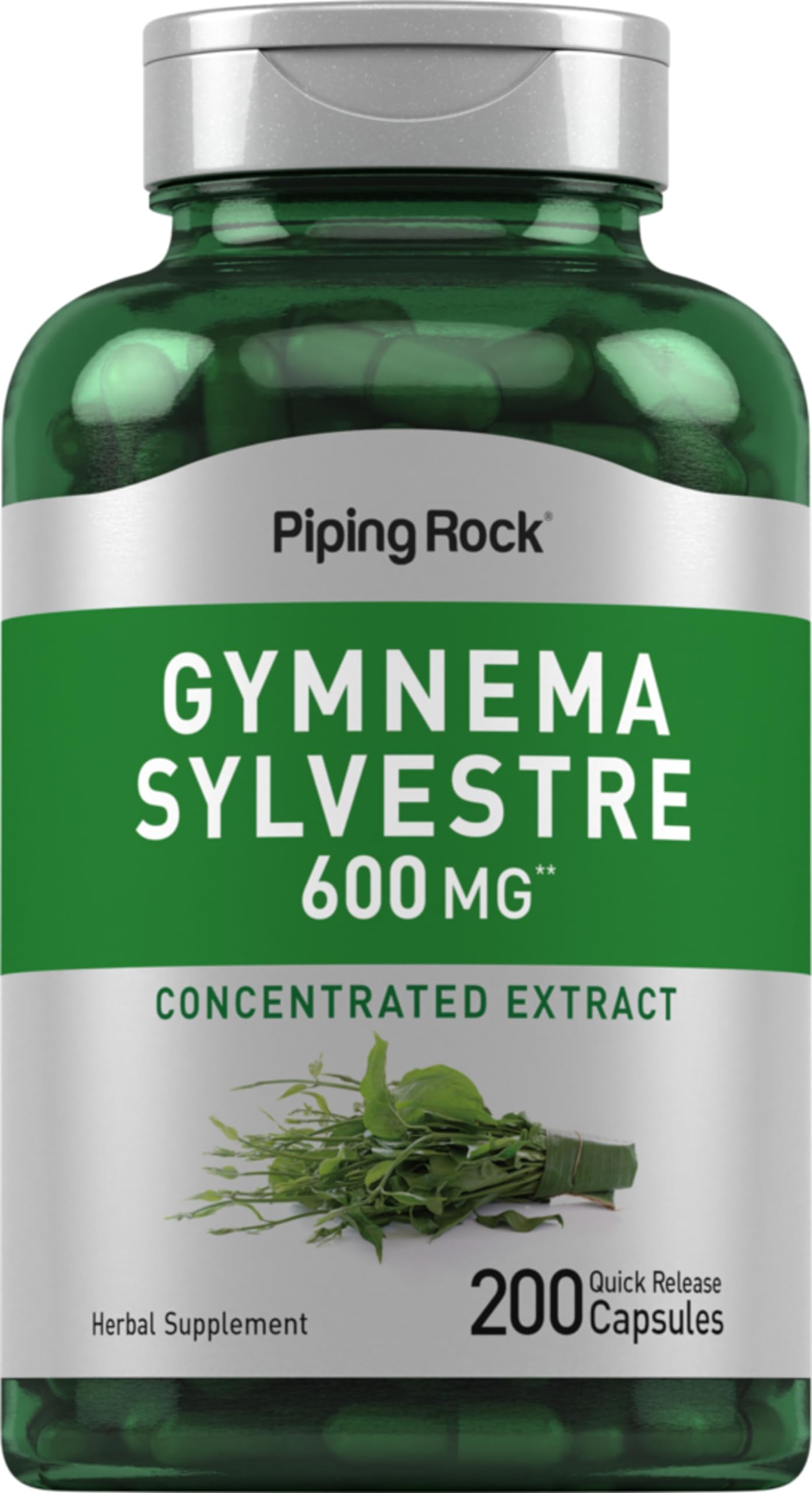 Piping Rock Gymnema Sylvestre Supplements Capsule 200 Capsules