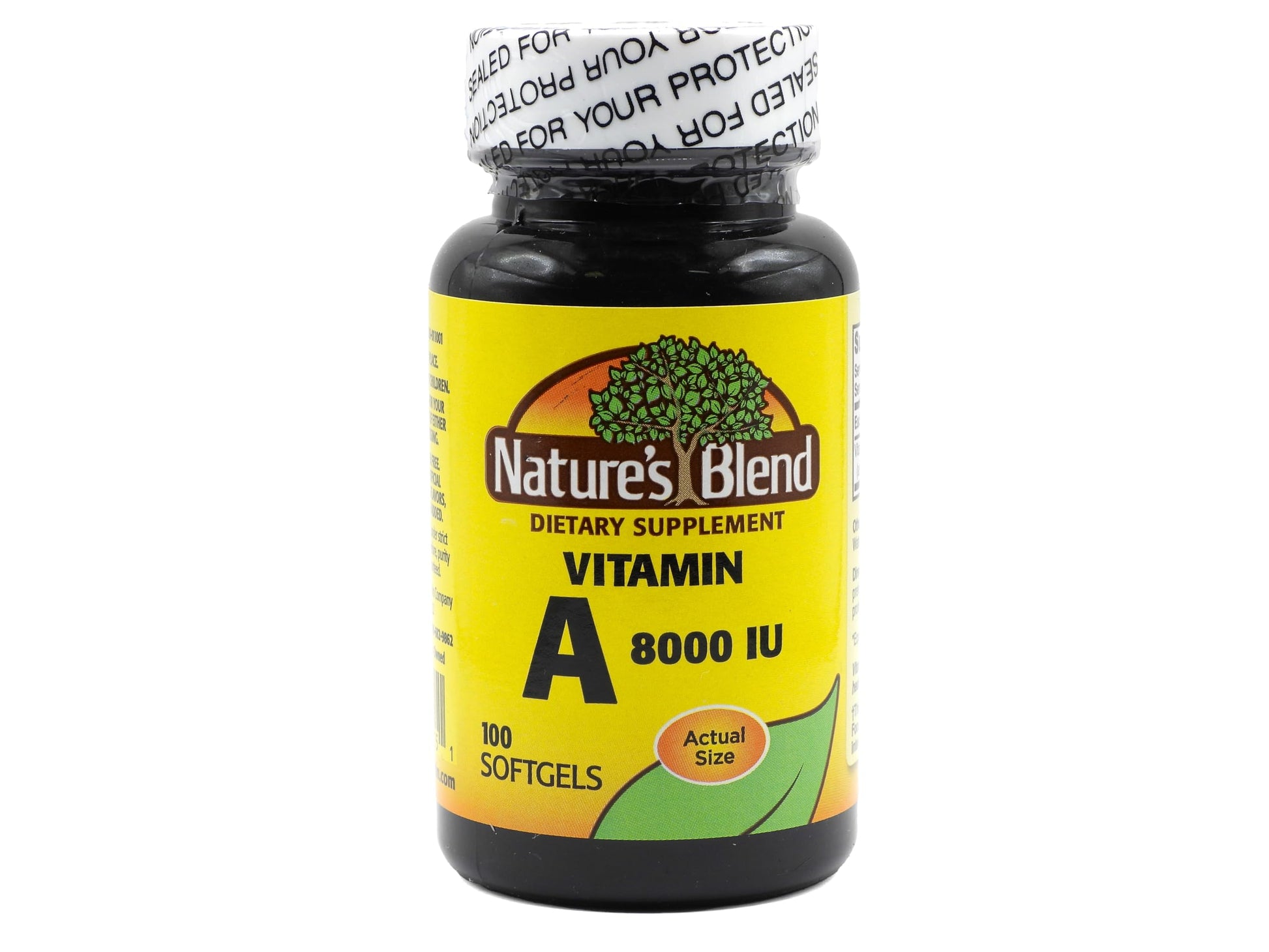 Nature's Blend Vitamin A 8000 IU Softgels 100 Count