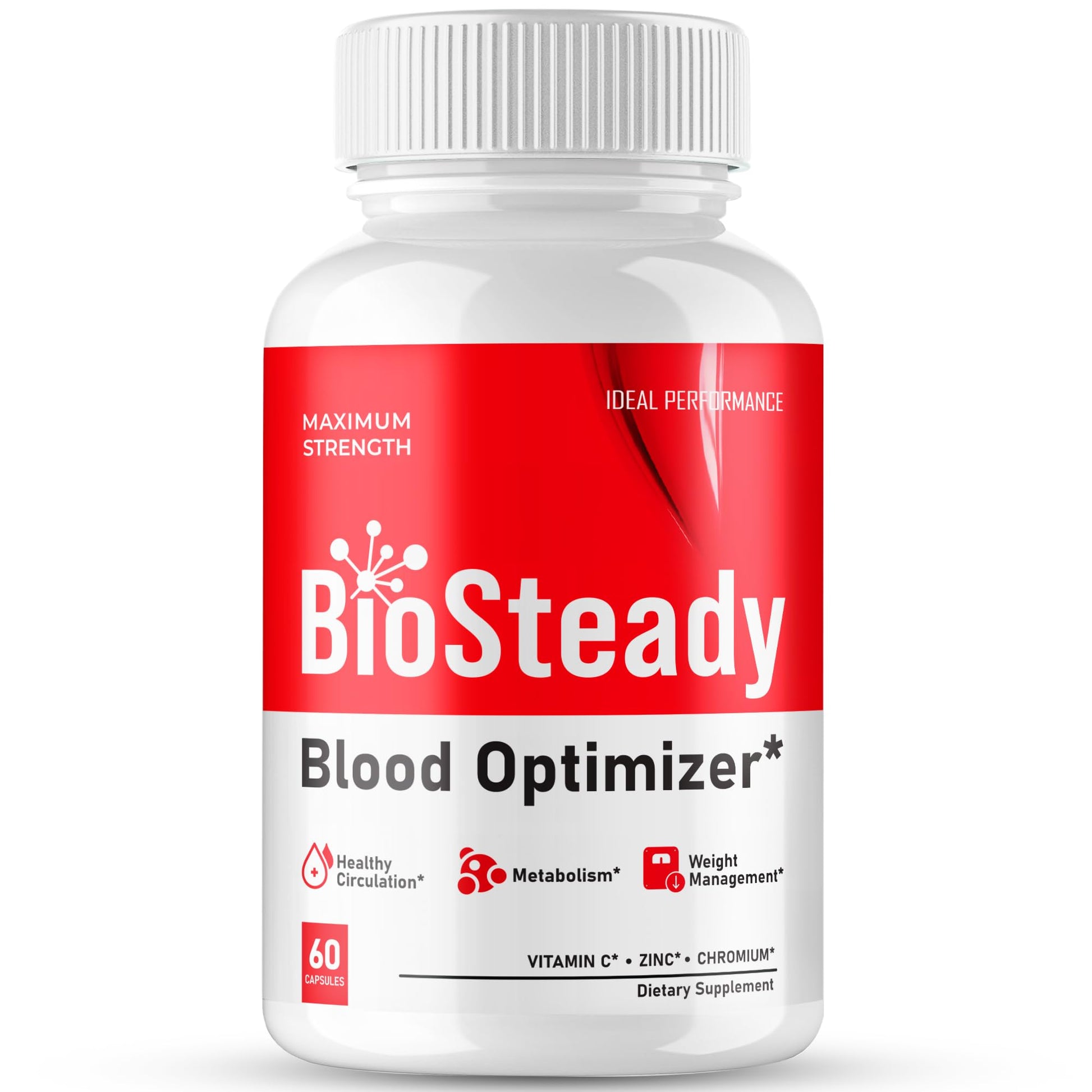 IDEAL PERFORMANCE Biosteady Blood Optimizer Capsules 60 Capsules