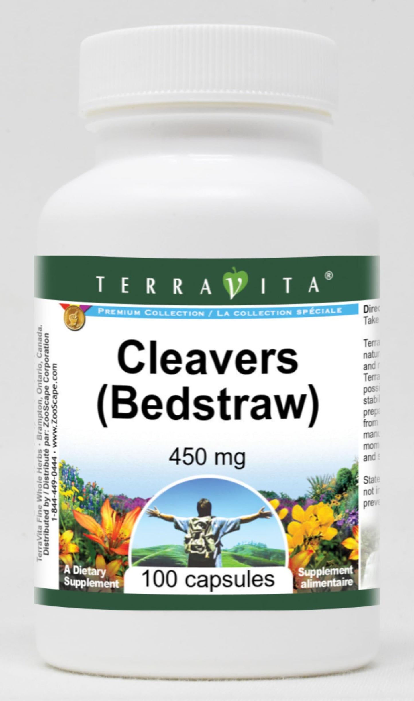 Terravita Cleavers (Bedstraw) - 450 mg Capsules 300 Count