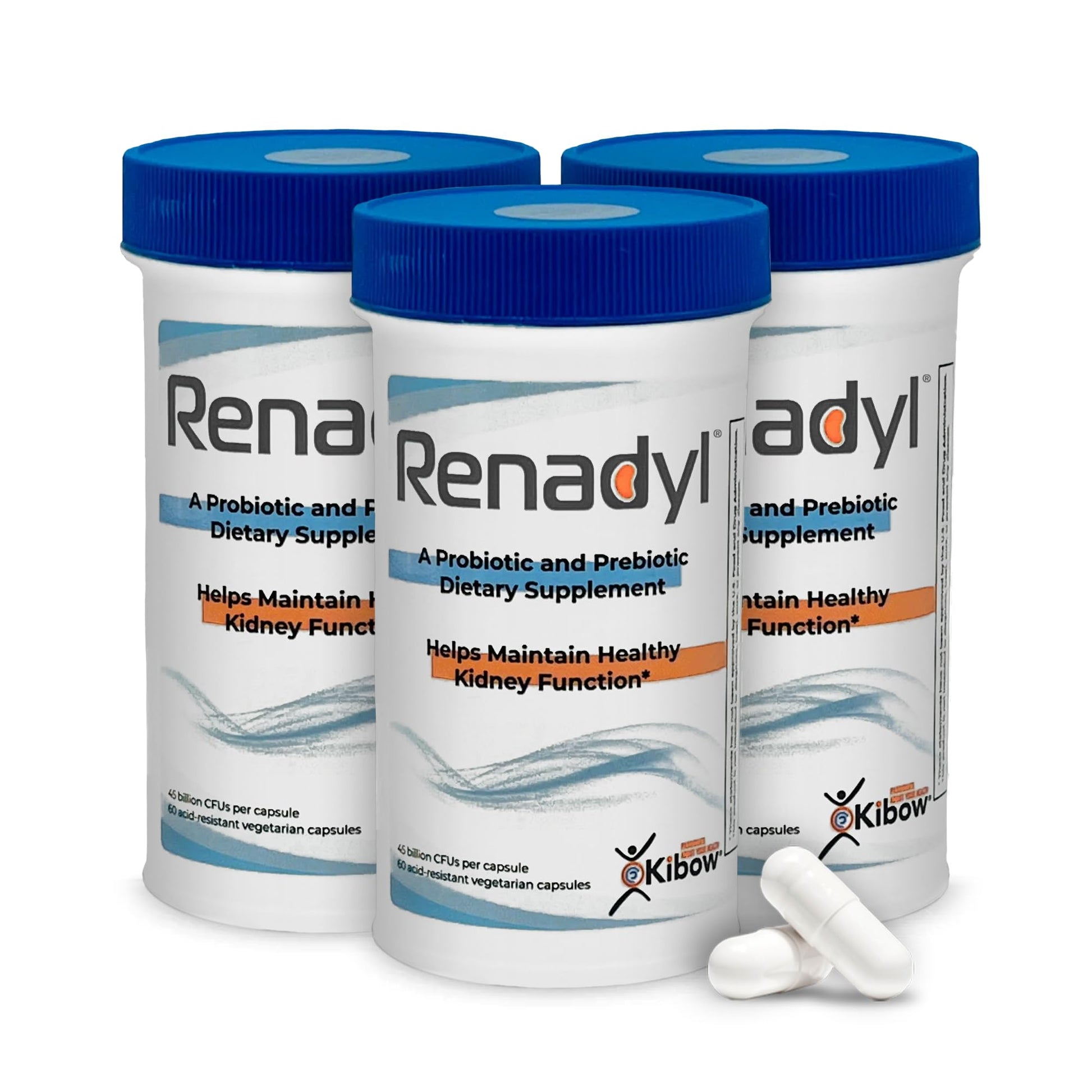 Kibow Renadyl Kidney Probiotic 180 Capsules
