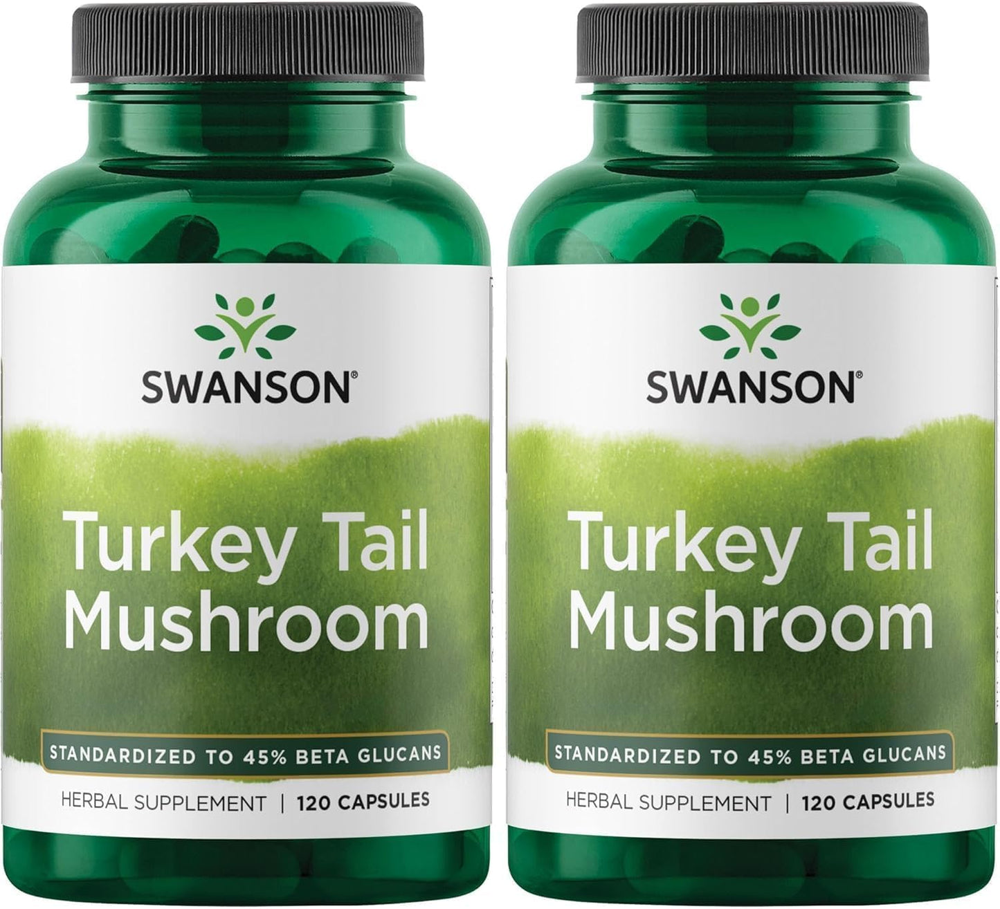 Swanson Turkey Tail Mushroom Capsules 240 Count