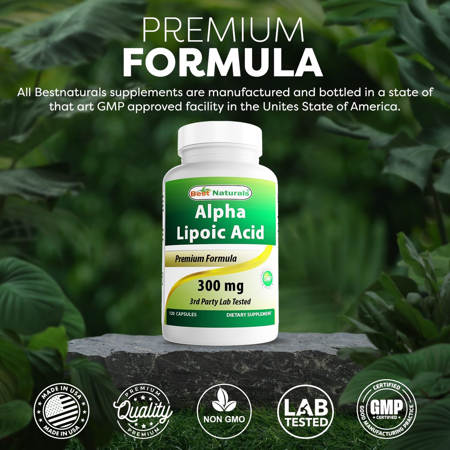 Best Naturals Alpha Lipoic Acid 300 mg, 360 Softgels