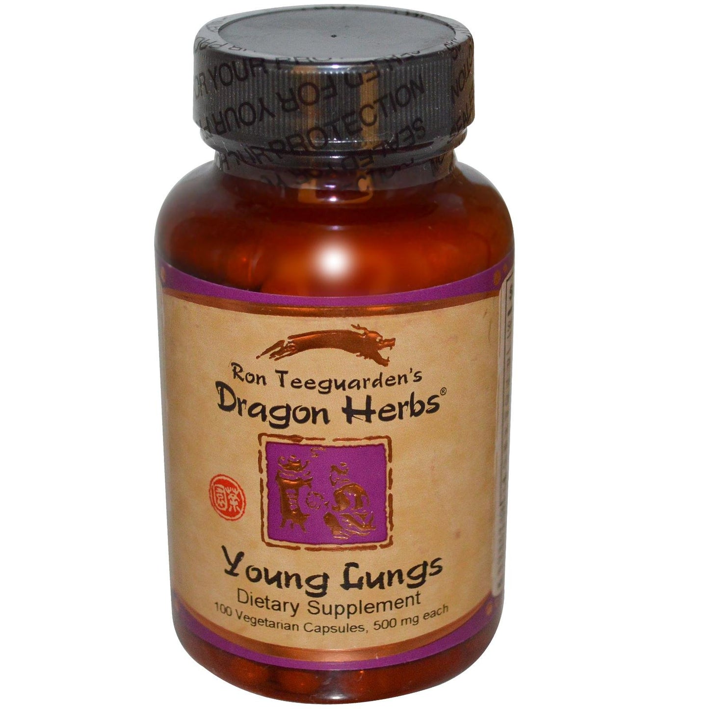 Dragon Herbs Young Lungs 500 mg Capsules 1 Count