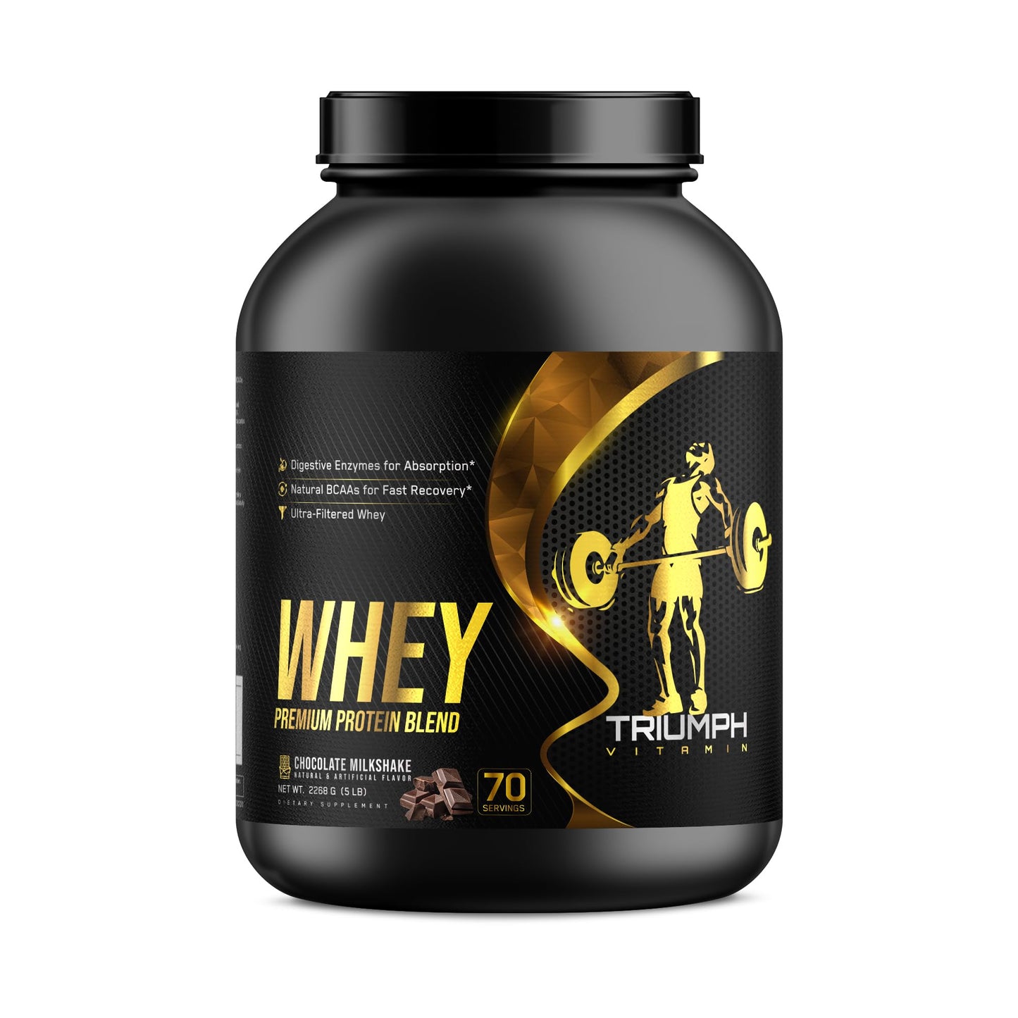 TRIUMPH VITAMIN Whey Protein Powder Chocolate 128