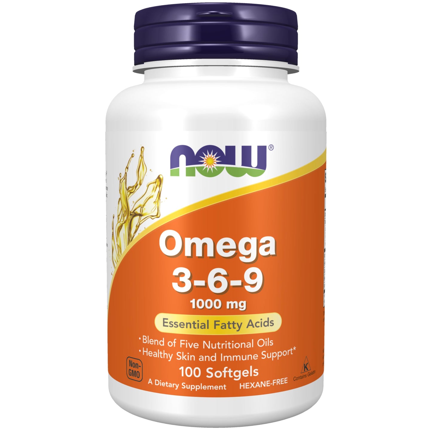NOW Foods Omega 3-6-9 1000 mg Softgels 100