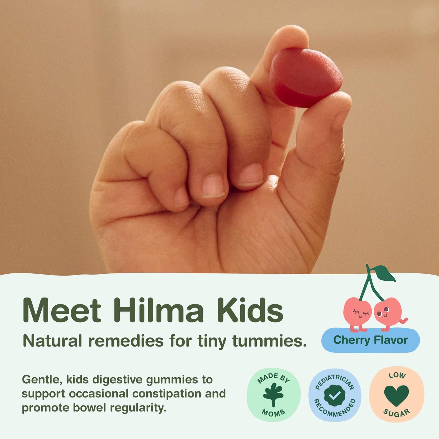 Hilma Happy Tummy Regularity Support Stool Softener Gummy - 60 Count