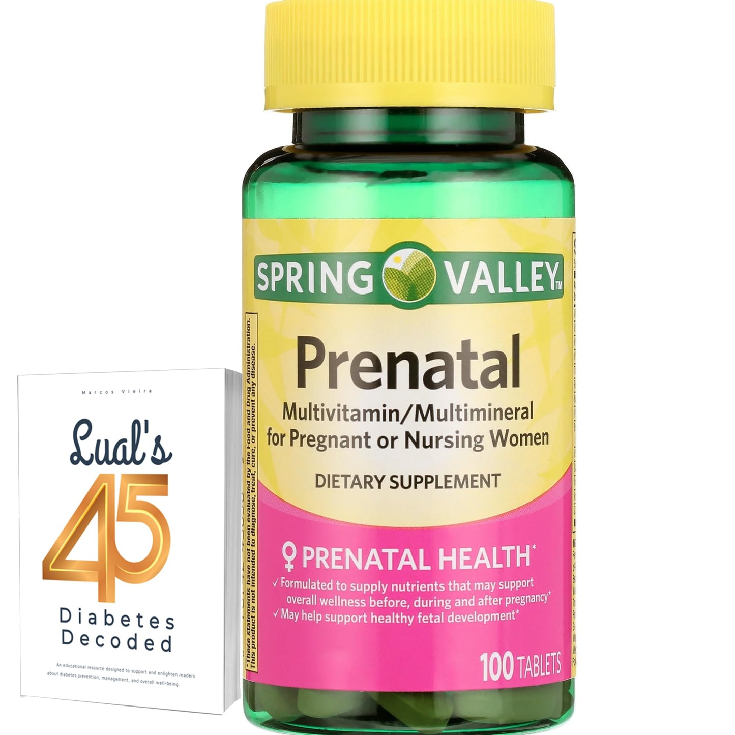 LUAL Prenatal Multivitamin Tablet, 100 Tablets