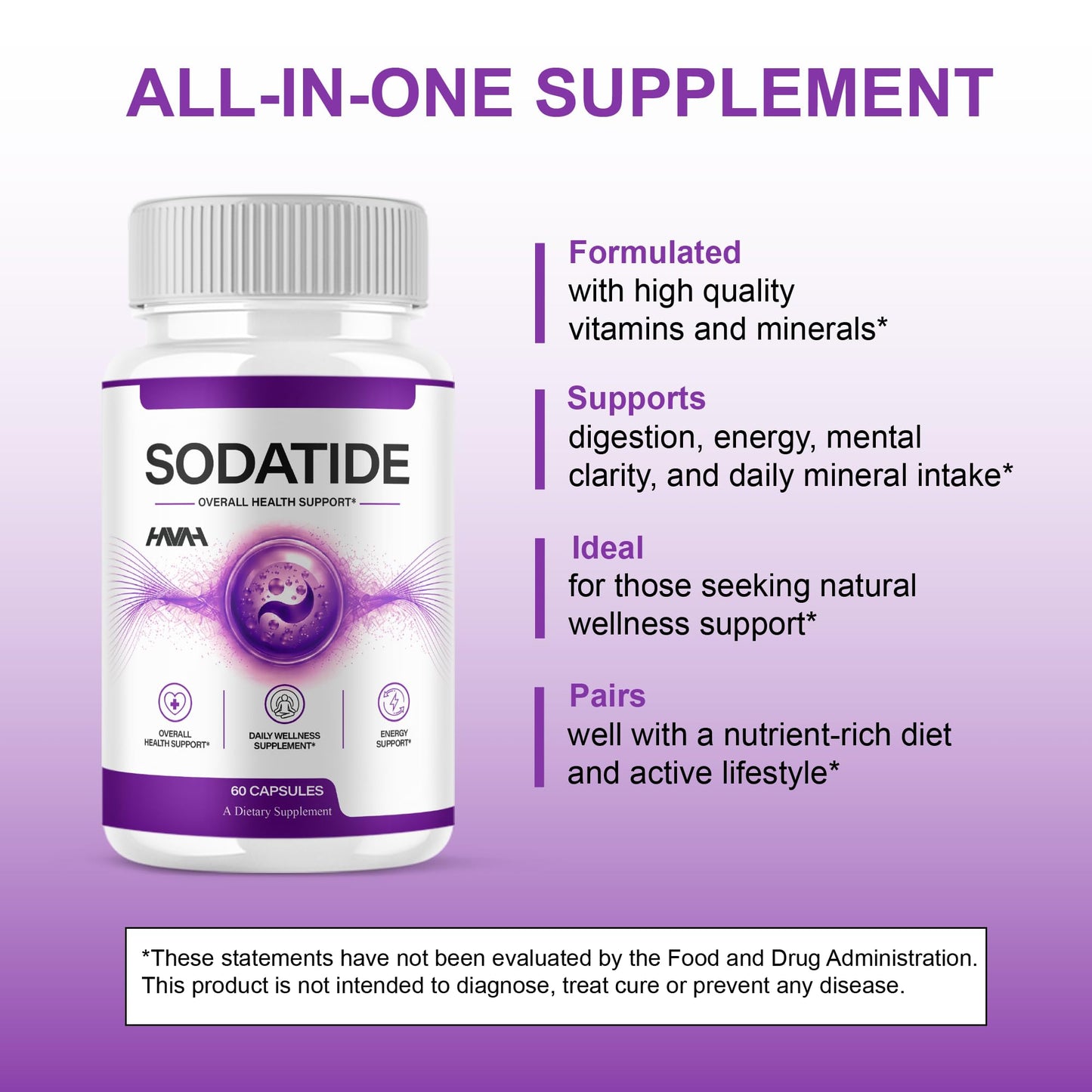 Havah Sodatide Capsules, 180 Capsules