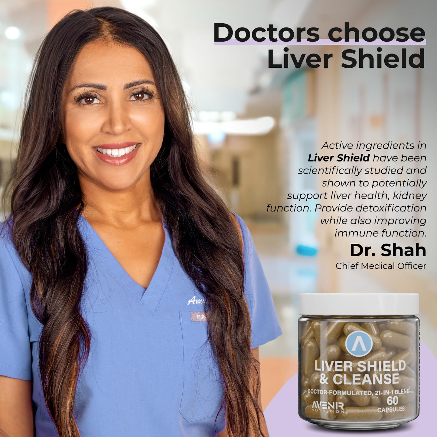 Avenir Nutrition Liver Shield & Cleanse Capsules 120 Capsules