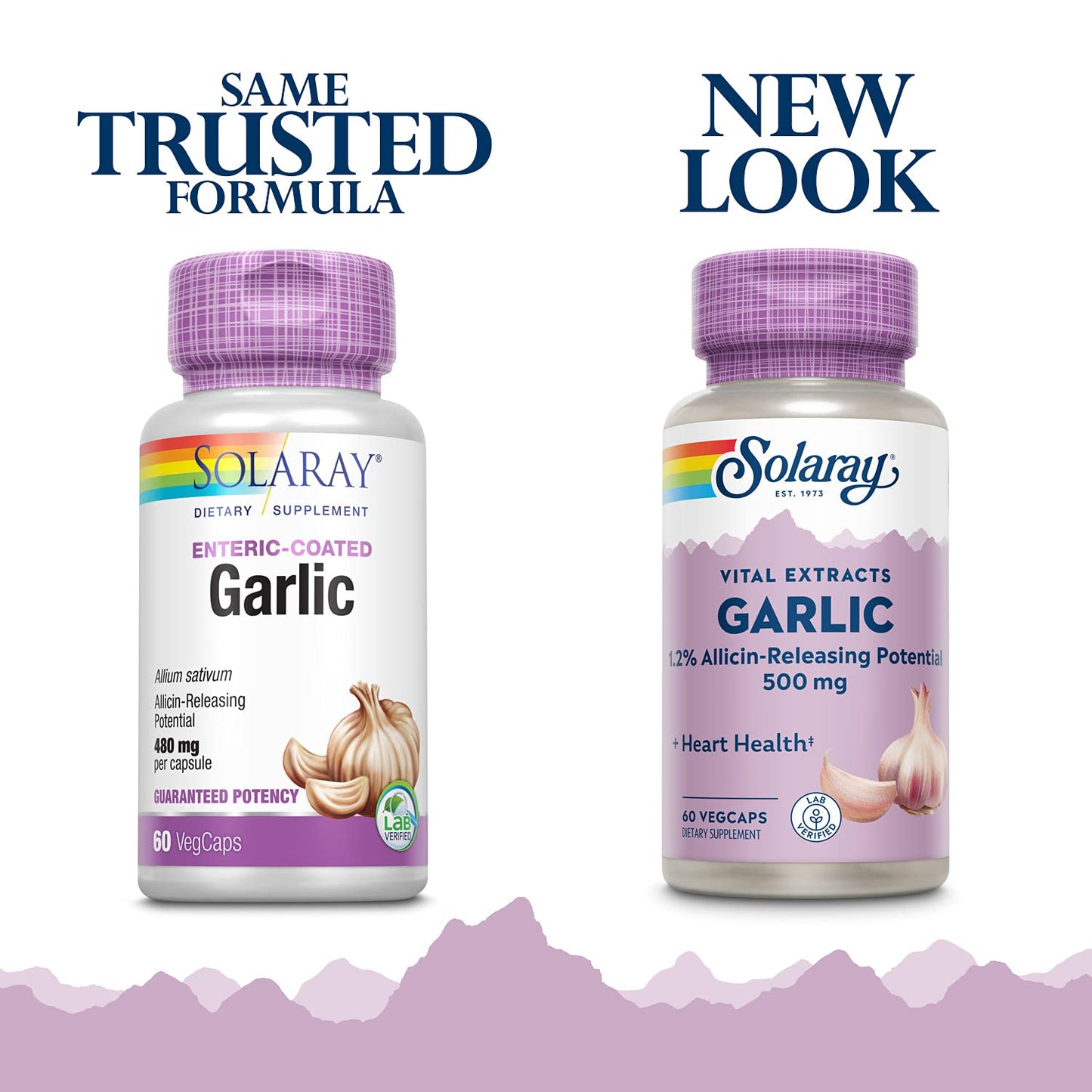 SOLARAY Garlic Supplement 500mg VegCaps 60