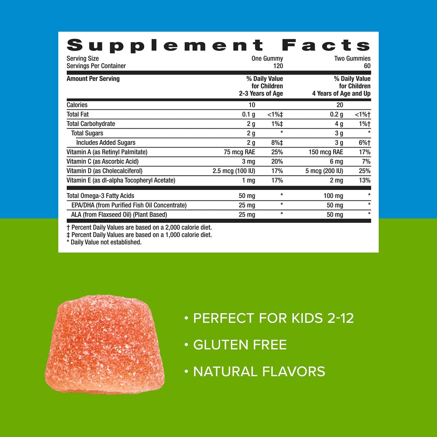 GNC Milestones Kids DHA Gummies 120 Count