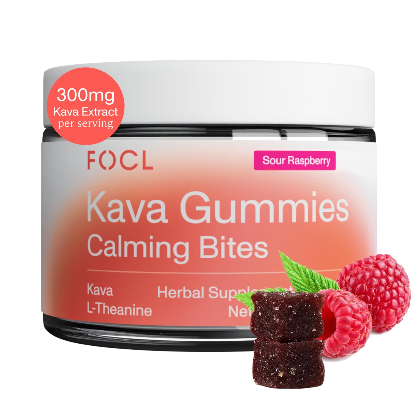 FOCL Kava Gummies Calming Bites Gummy 30 Count