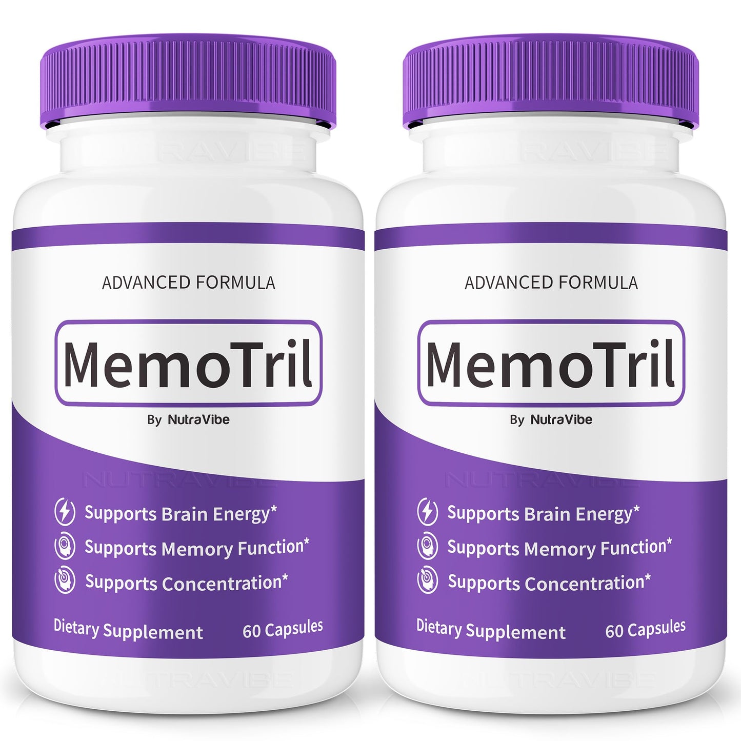 NutraVibe MemoTril Capsules 120 Capsules