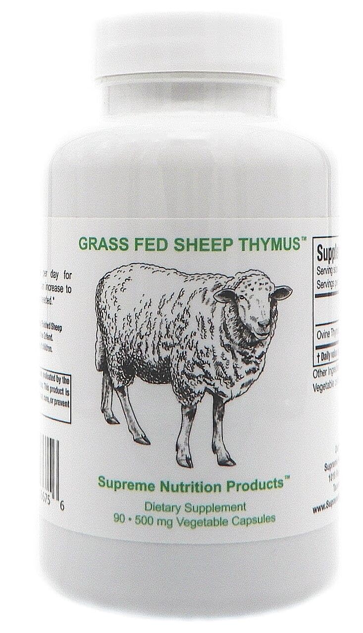 Supreme Nutrition Products Sheep Thymus Capsule, 90 Capsules