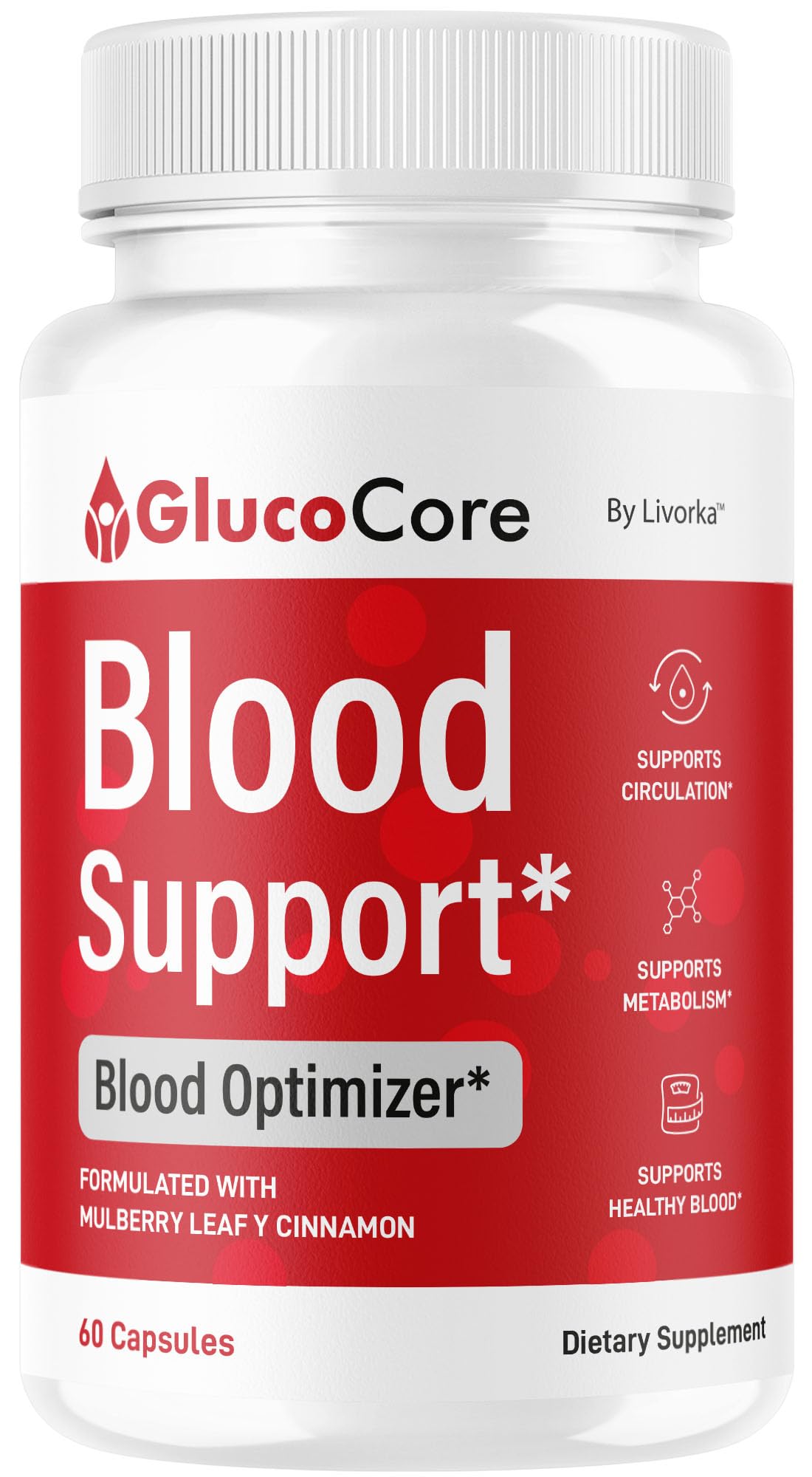 LIVORKA GlucoCore Capsules, 60 Count