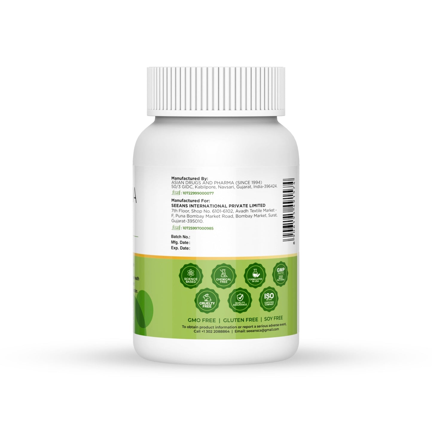 SEEORA Vitamin ADK Supplement High Potency Vitamins A, D3 & K2 Capsules, 60 Capsules