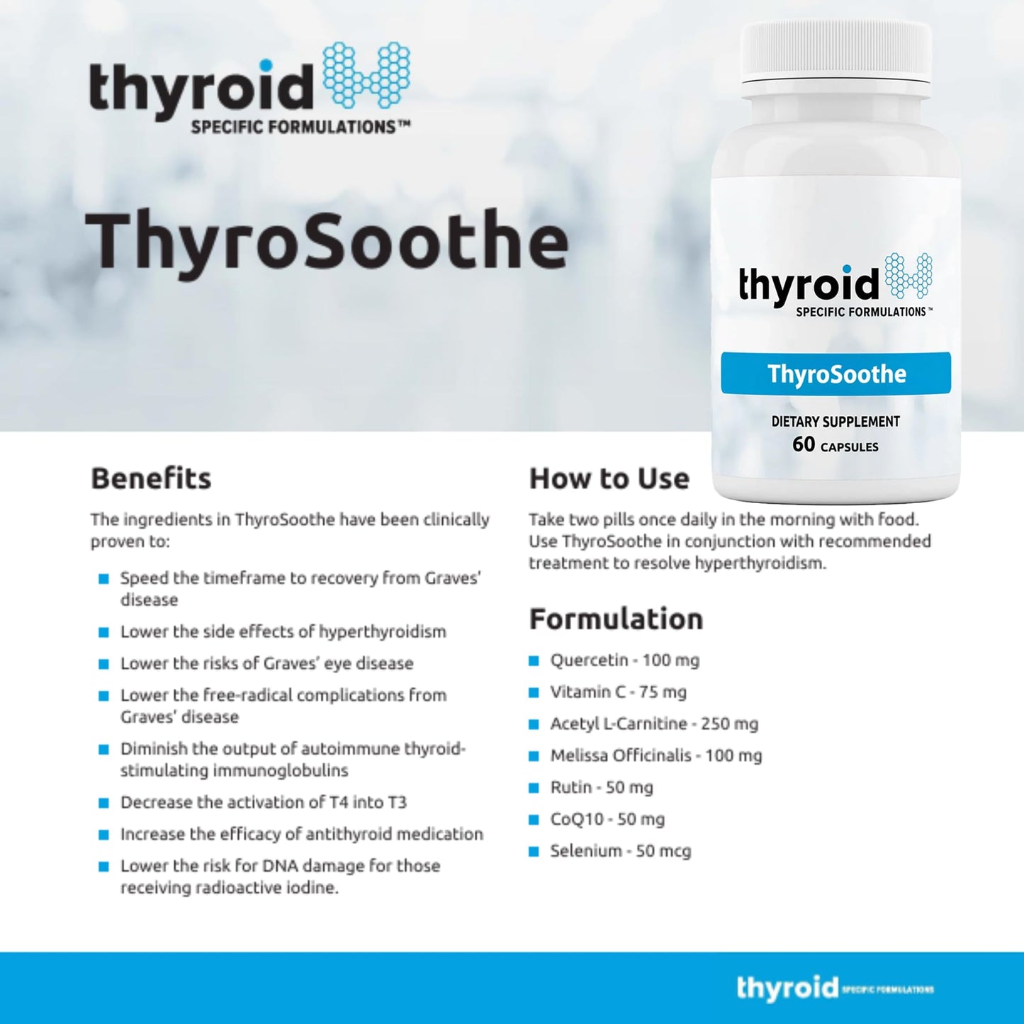 Thyroid Specific Formulations ThyroSoothe Capsule 60 Count