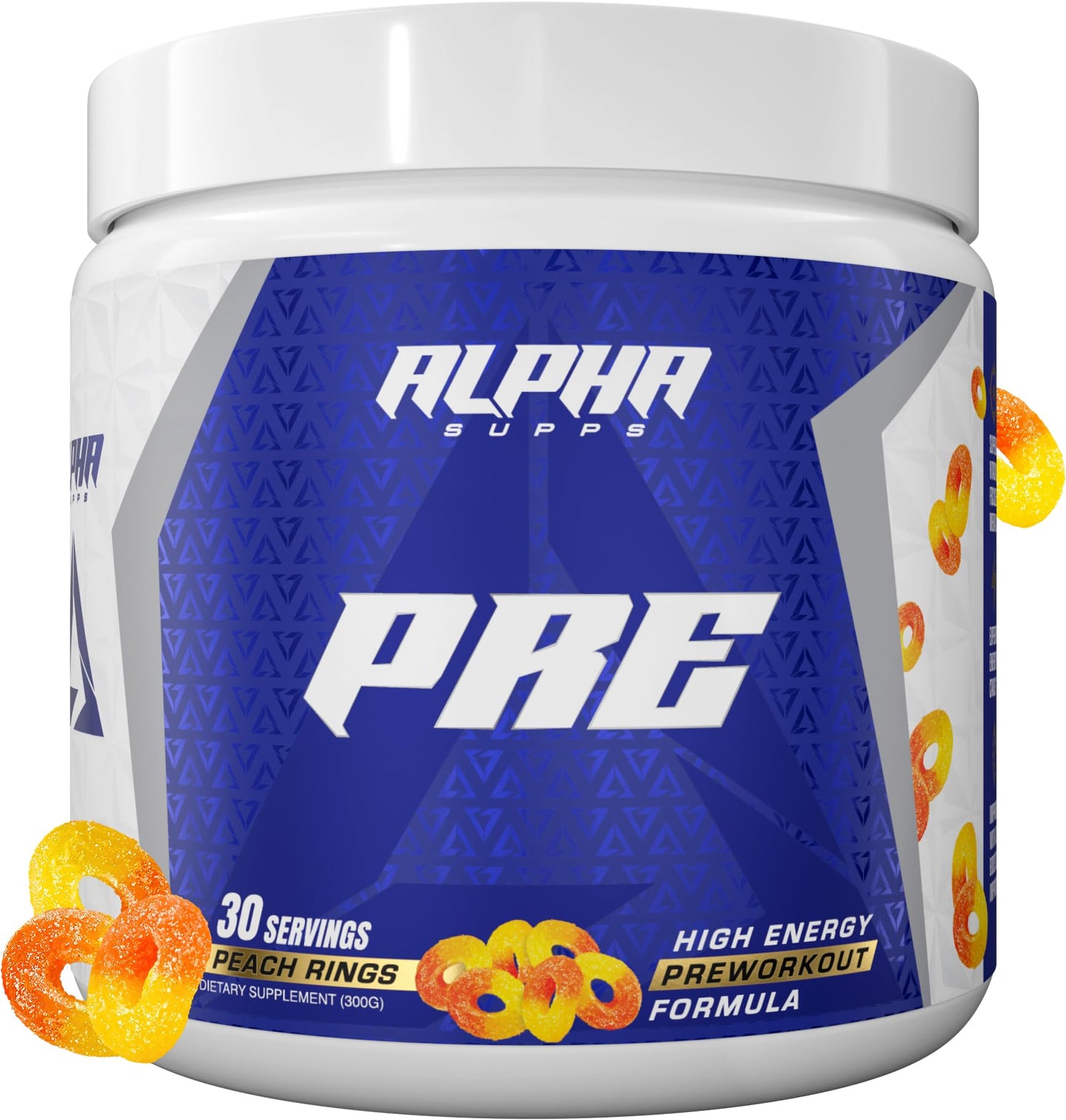 Alpha Supps Pre-Workout Powder, 10.6 oz