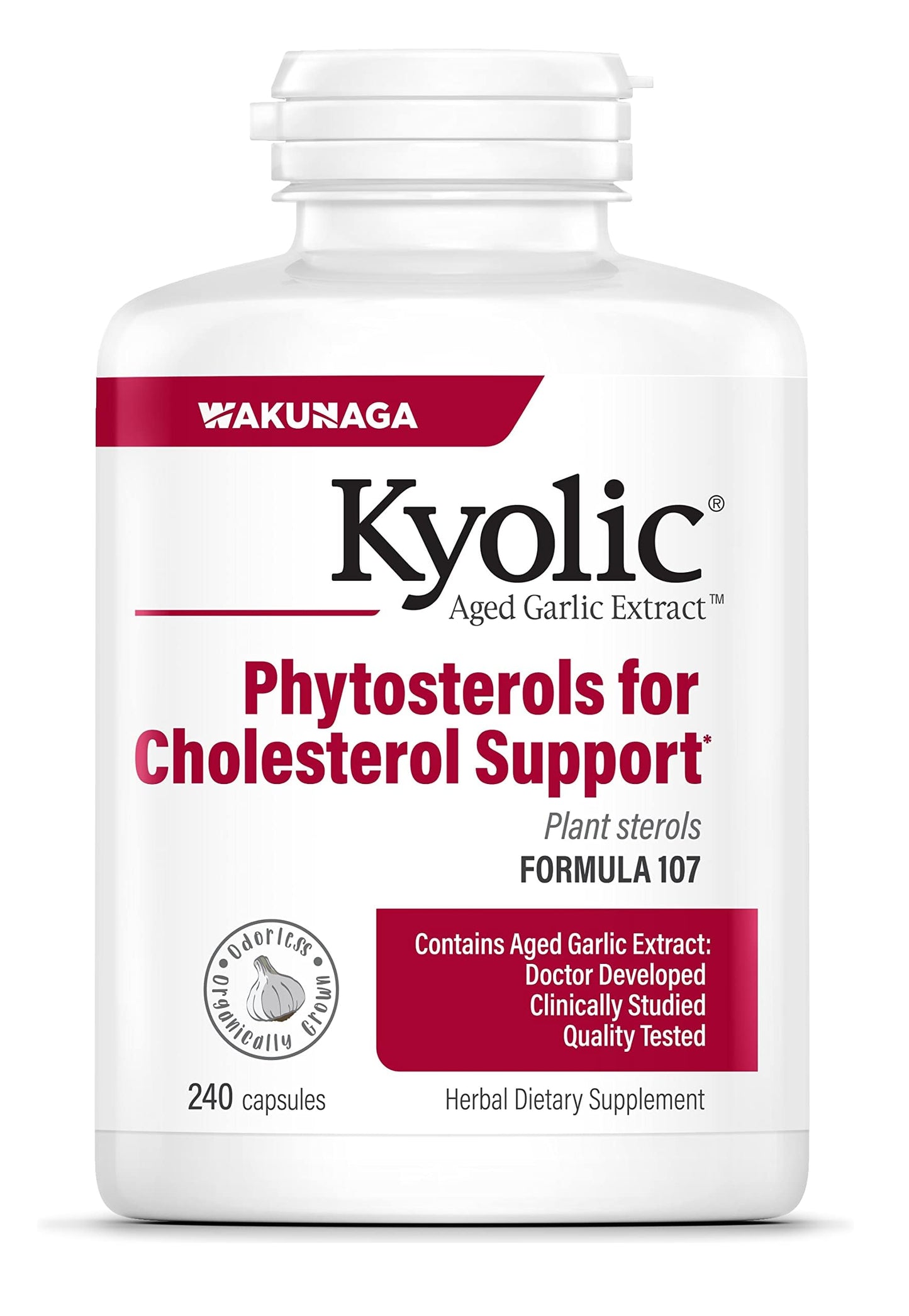 Kyolic Aged Garlic Extract Formula 107 Capsule, 240 Capsules