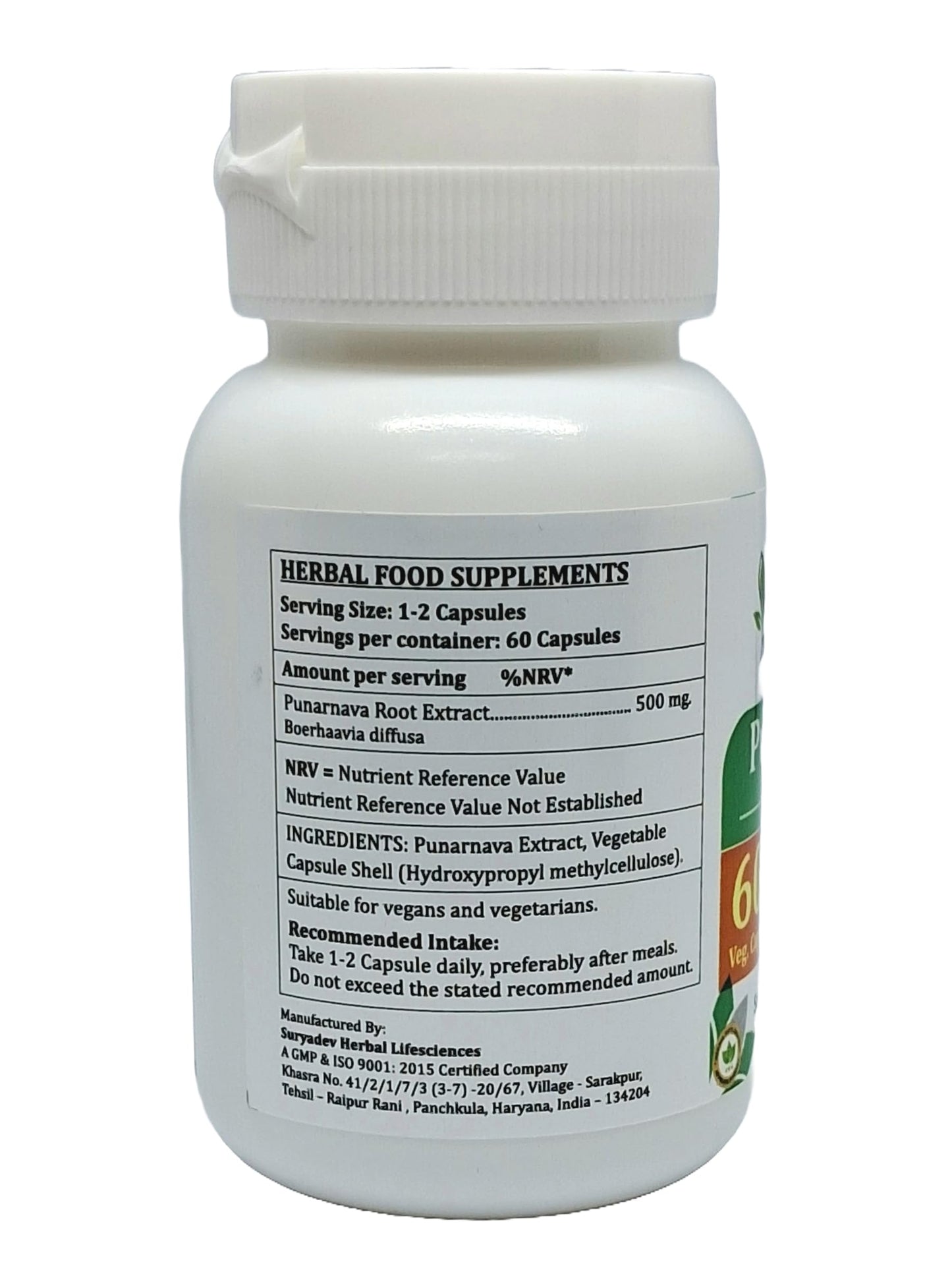 Satya Naturals Punarnava Forte Capsule 500 mg, 60 Capsules