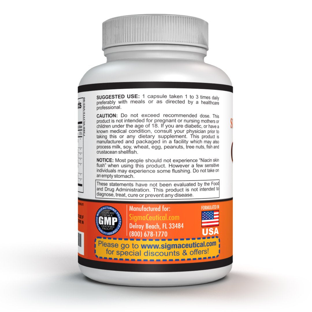 Sigmaceutical Varicose Veins Treatment for Legs Circulation Supplement Diosmin Leg Vein Support Healthy Leg Vein Supplement 90 Capsules