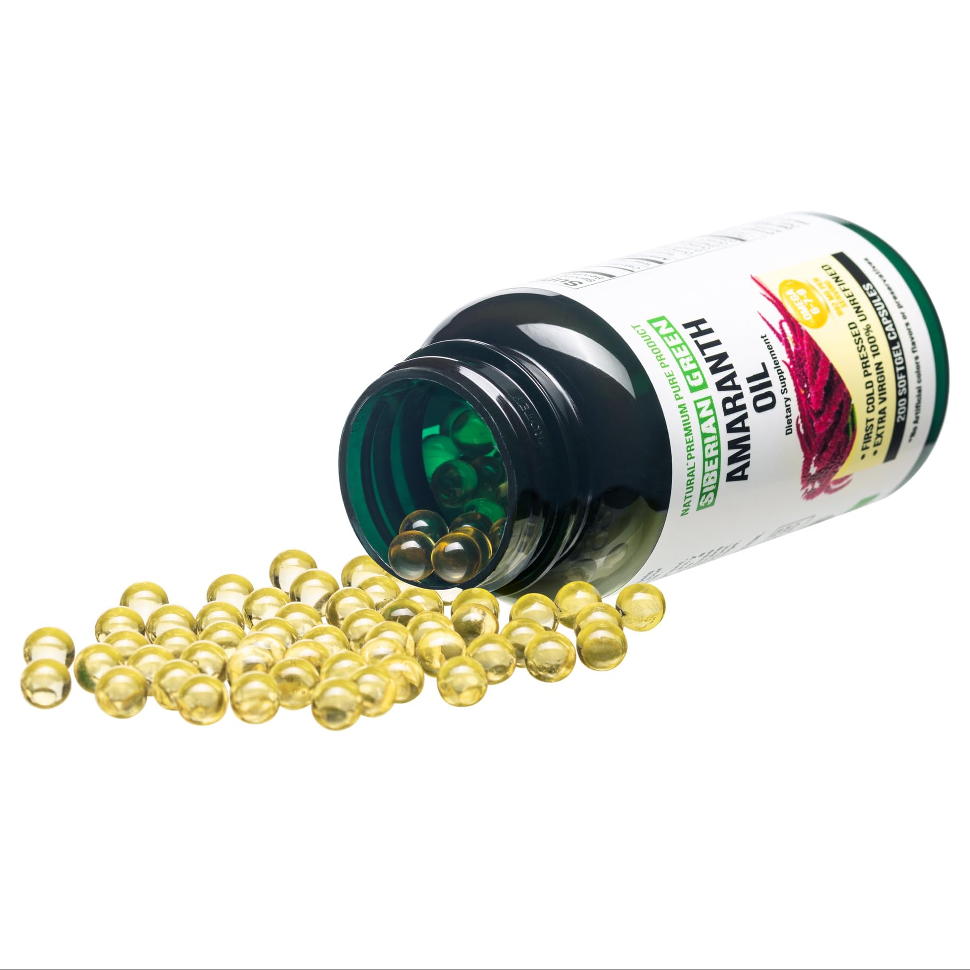Siberian Green Amaranth Seed Oil Softgels 200