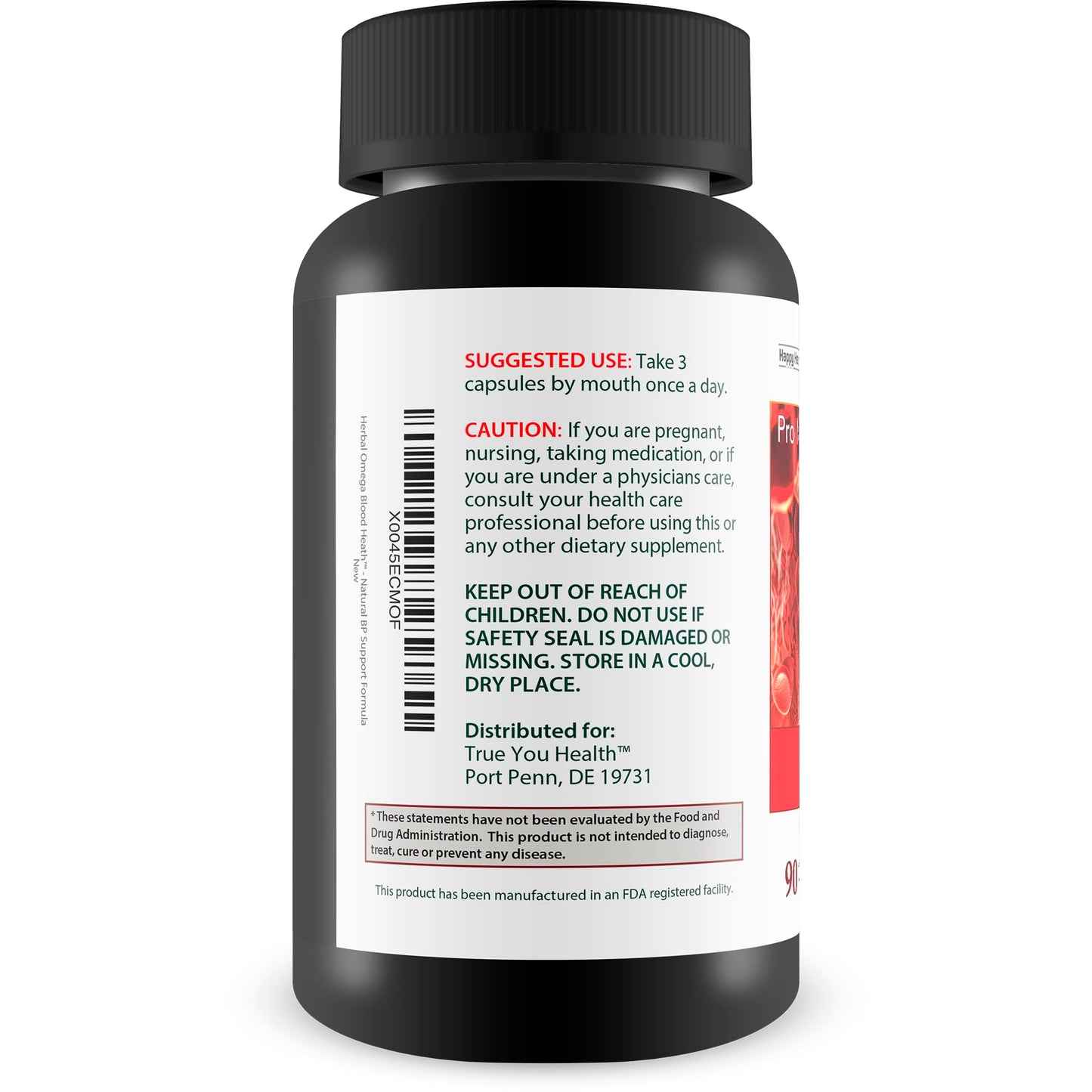 Happy Health Marketplace Healthy Blood Flow Circulation Support Capsule, 90 Count