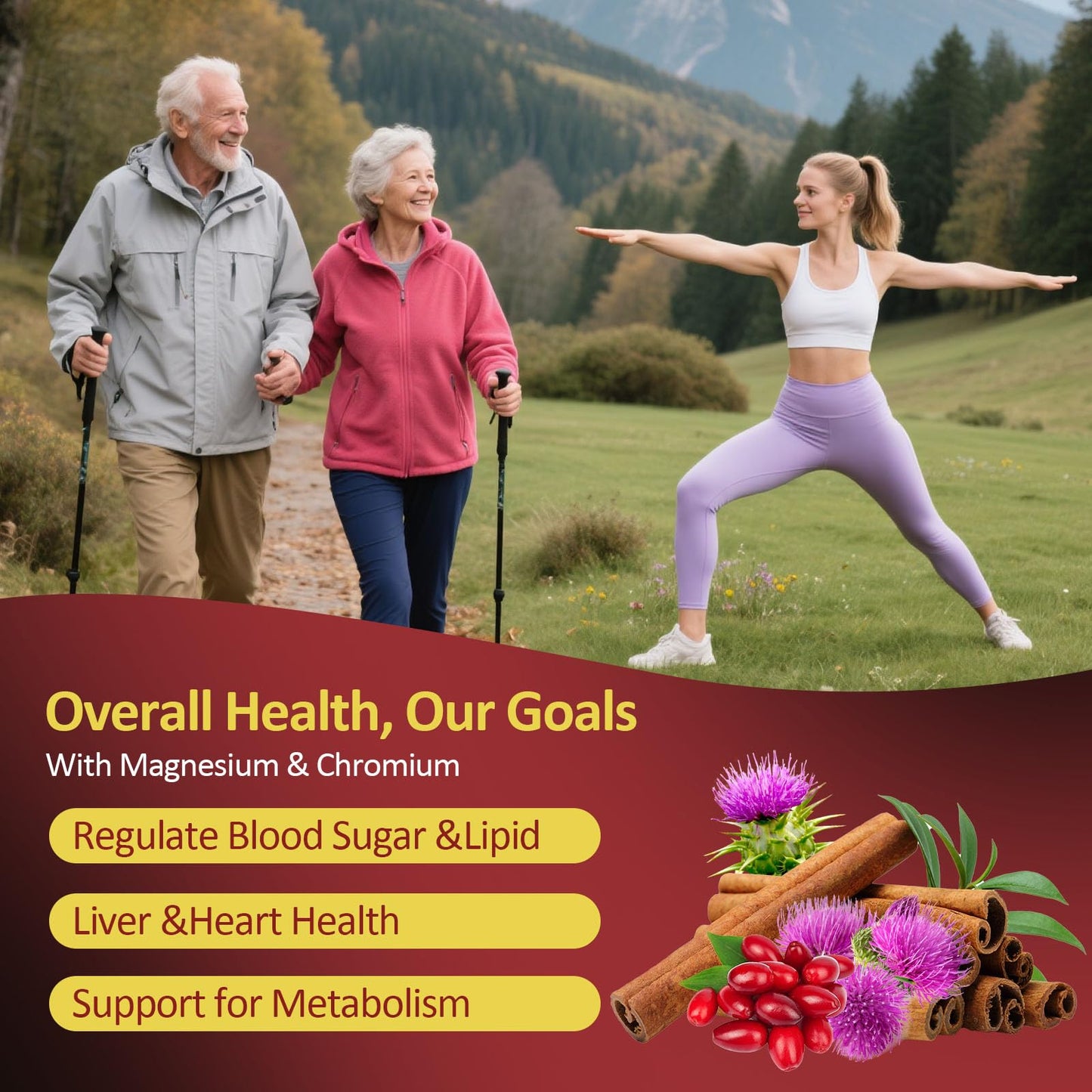 GparkNature Berberine Gummies 2000 mg with Ceylon Cinnamon, Turmeric, Milk Thistle, Magnesium, Chromium for Immune Support, Sugar Free, Vegan Raspberry Flavor, 60 Count