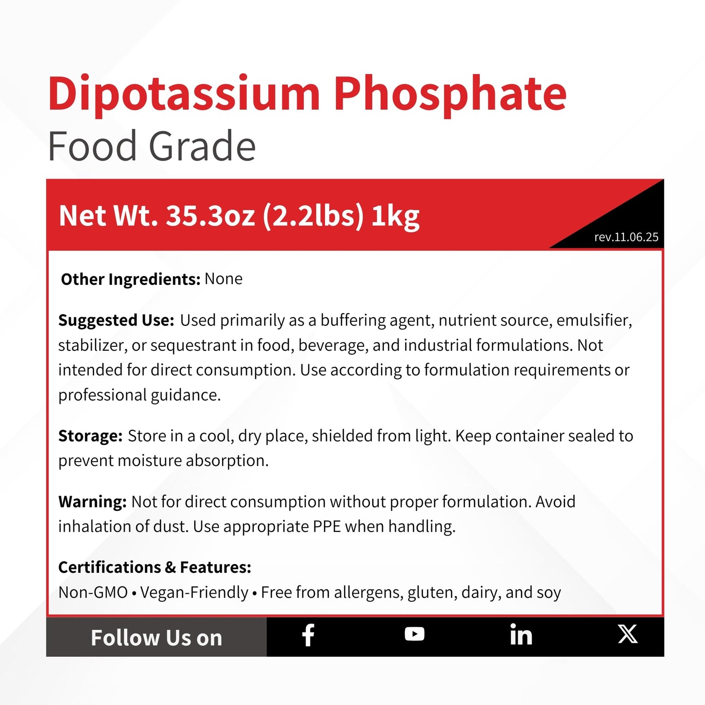 Vivion Dipotassium Phosphate Powder, 35.2 oz