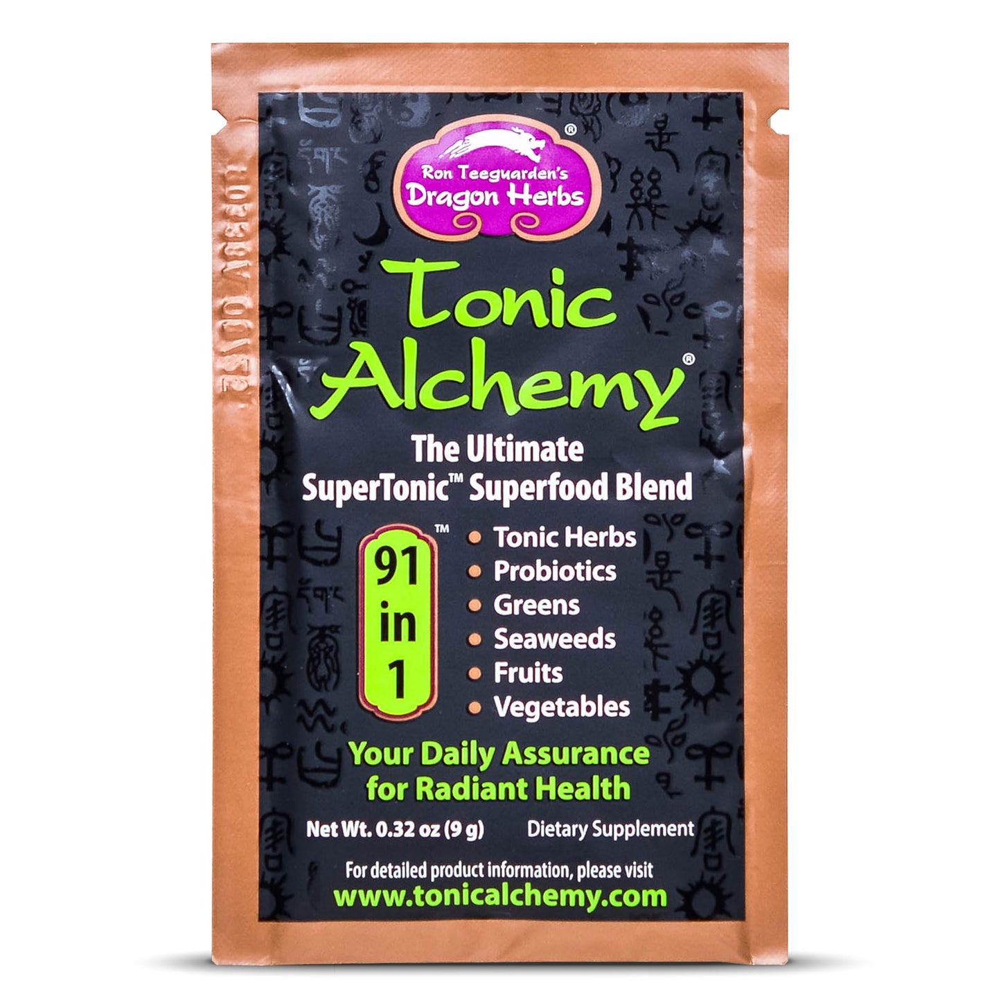 Dragon Herbs Tonic Alchemy Superfood Greens Powder 0.32 oz
