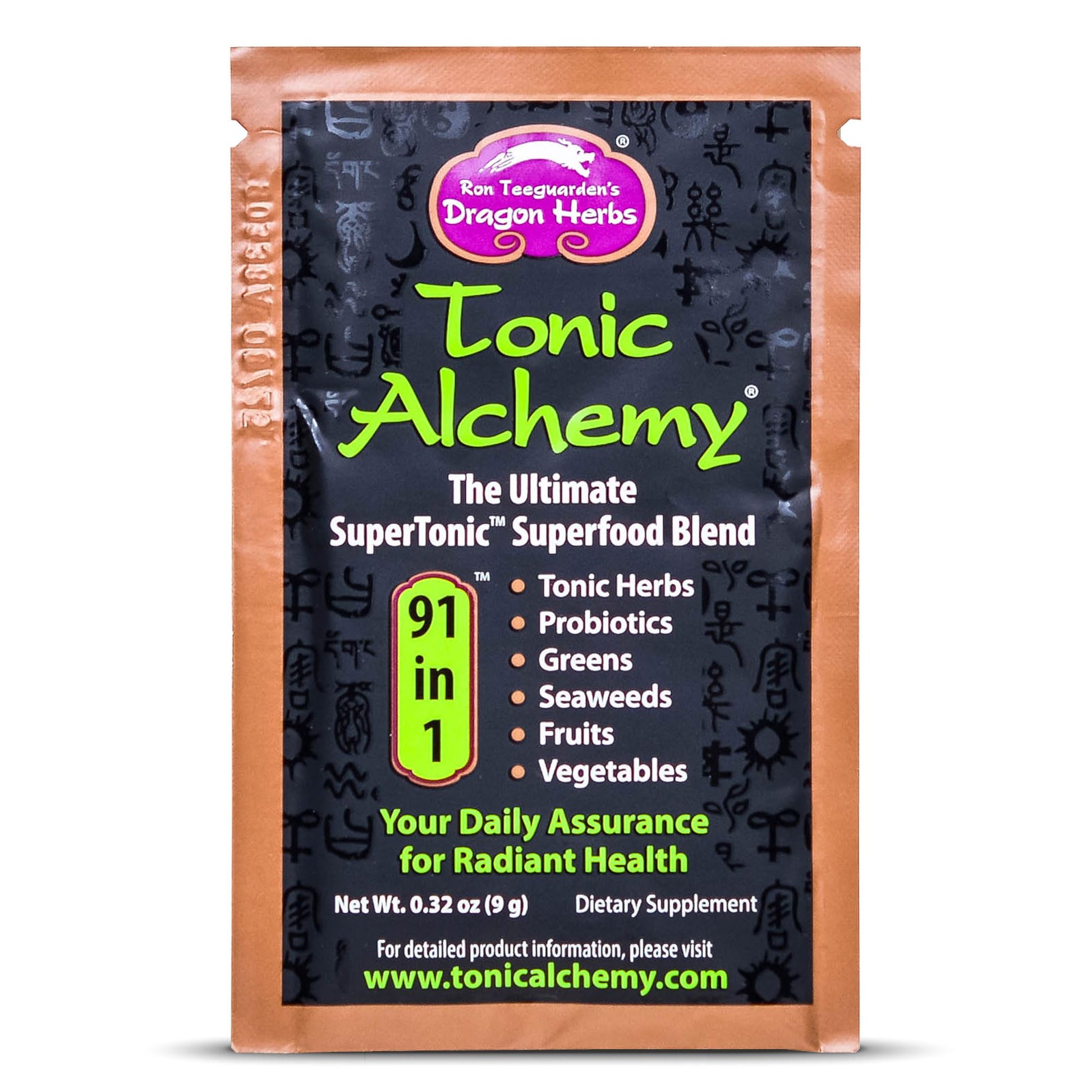 Dragon Herbs Tonic Alchemy Superfood Greens Powder 0.32 oz