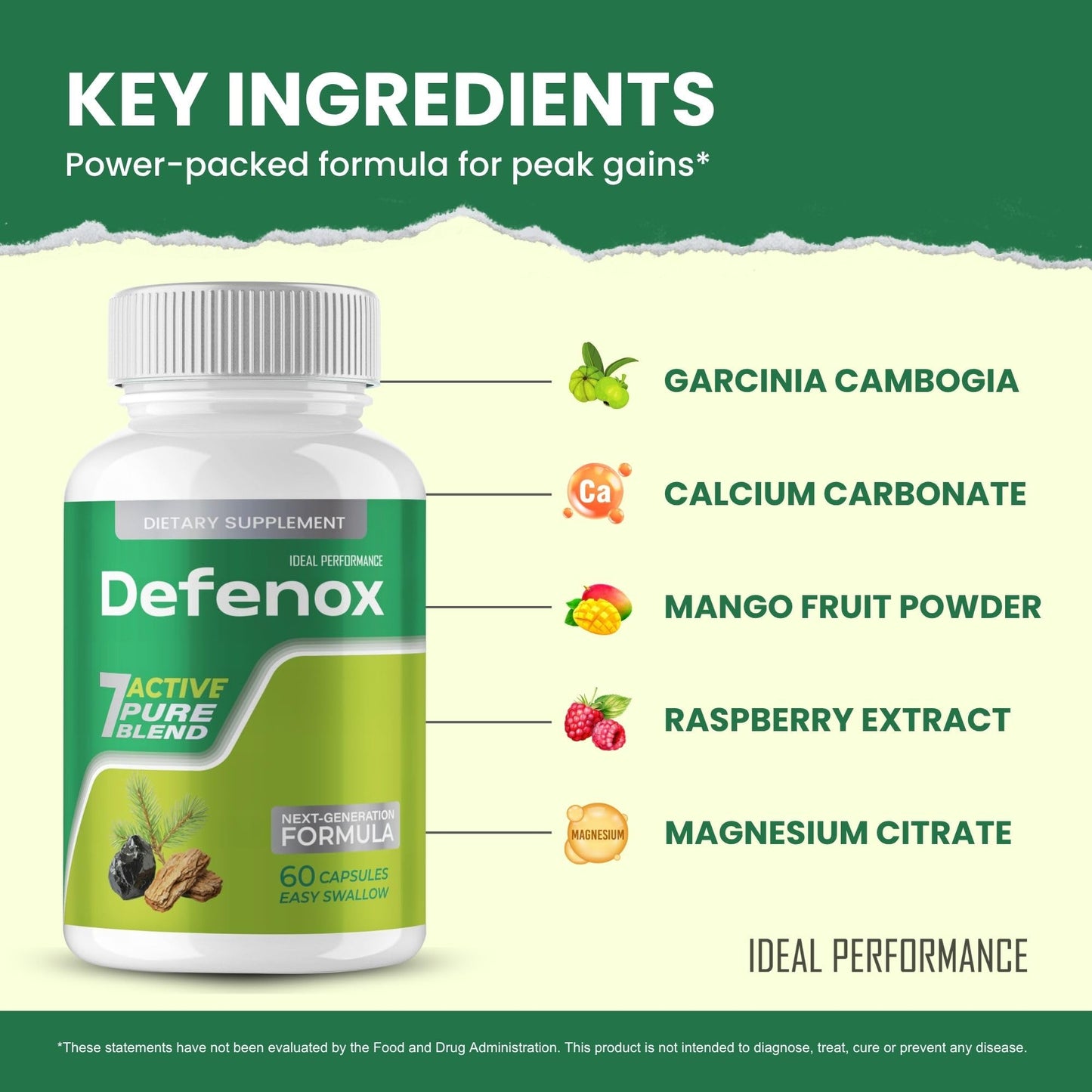 IDEAL PERFORMANCE Defenox Capsules, 60 Count