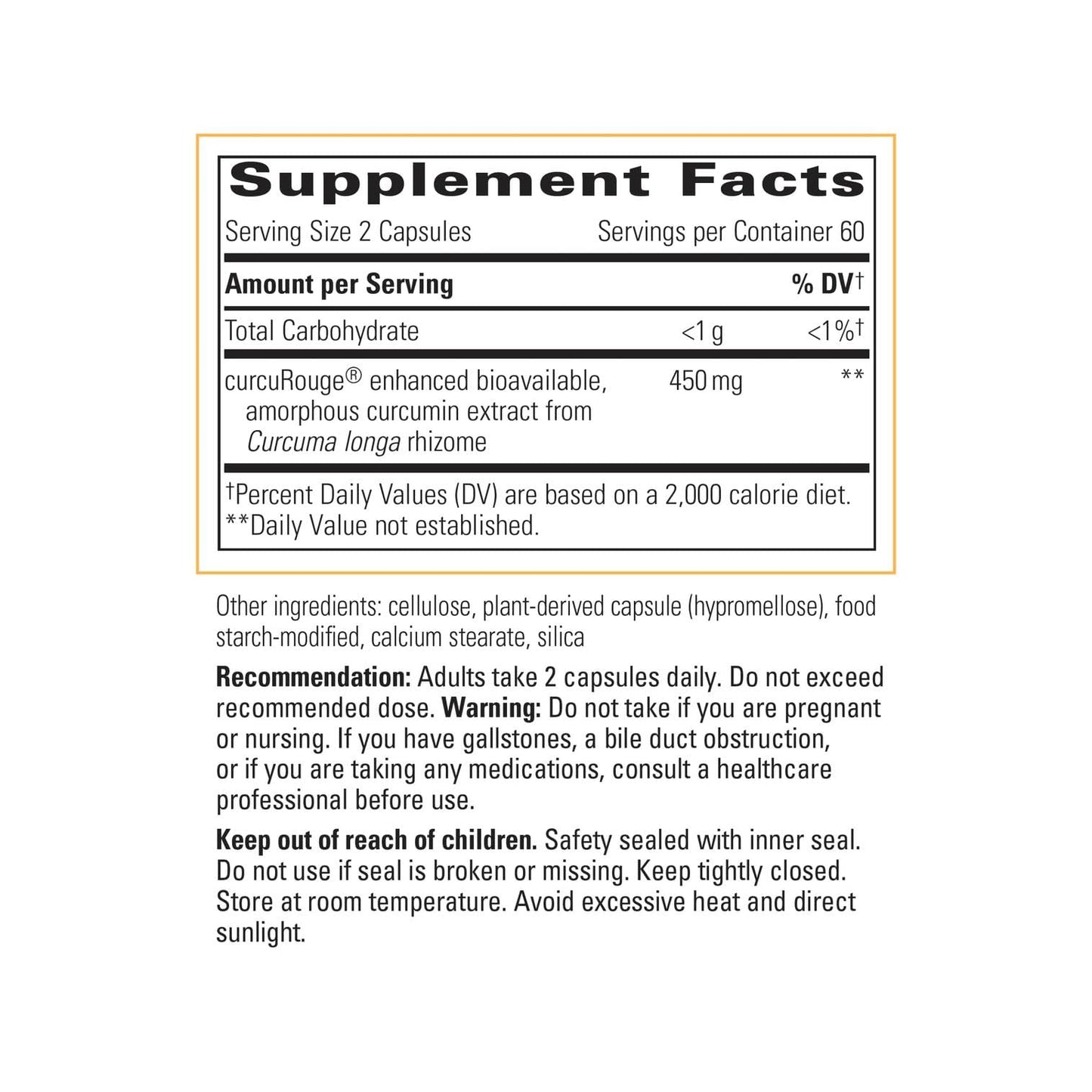 Integrative Therapeutics Curalieve Curcumin Formula for Antioxidant Support High Absorption Curcumin, 120 Capsules