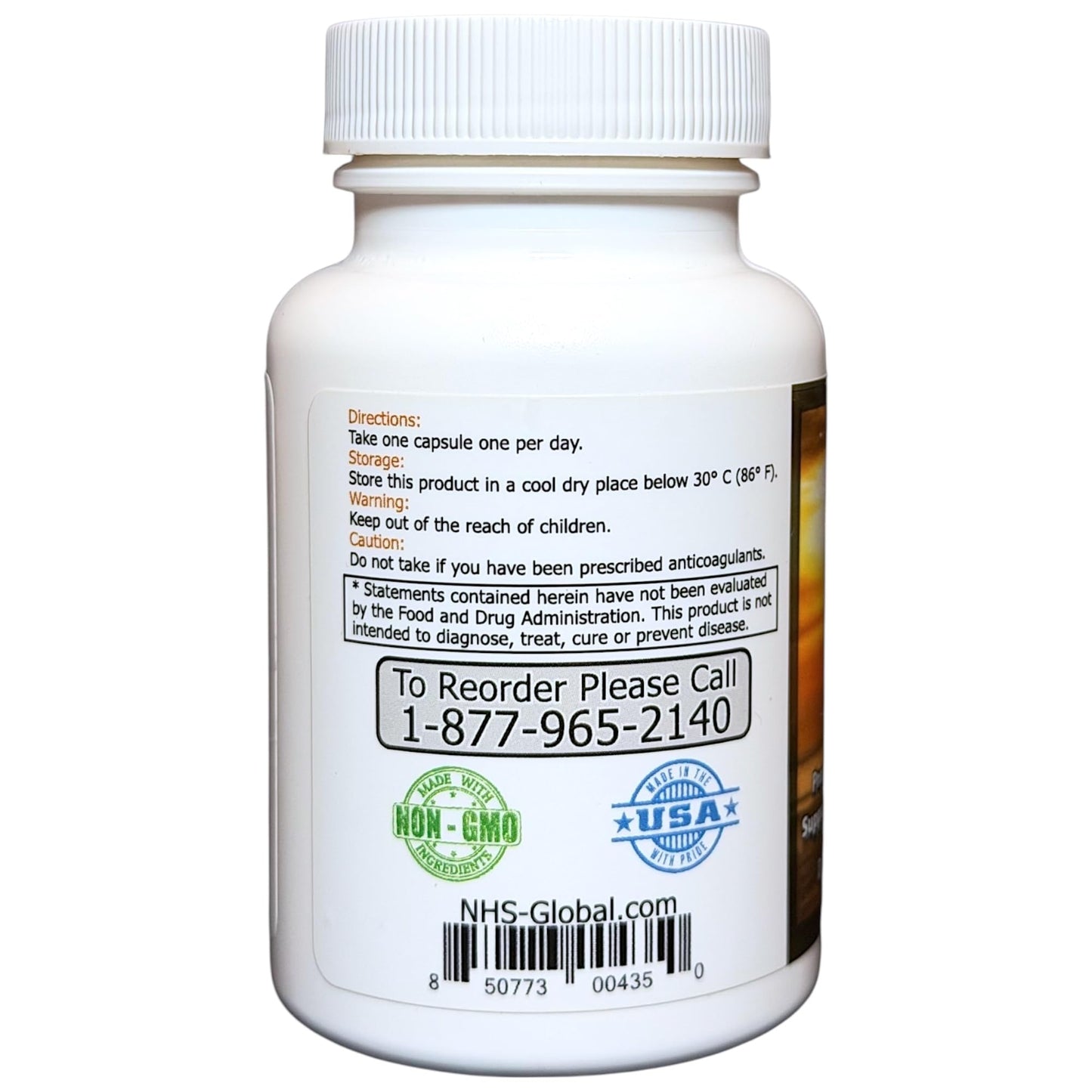 vK2 Vitamin Supplement MK-4 + MK-7 Capsule 60 Count