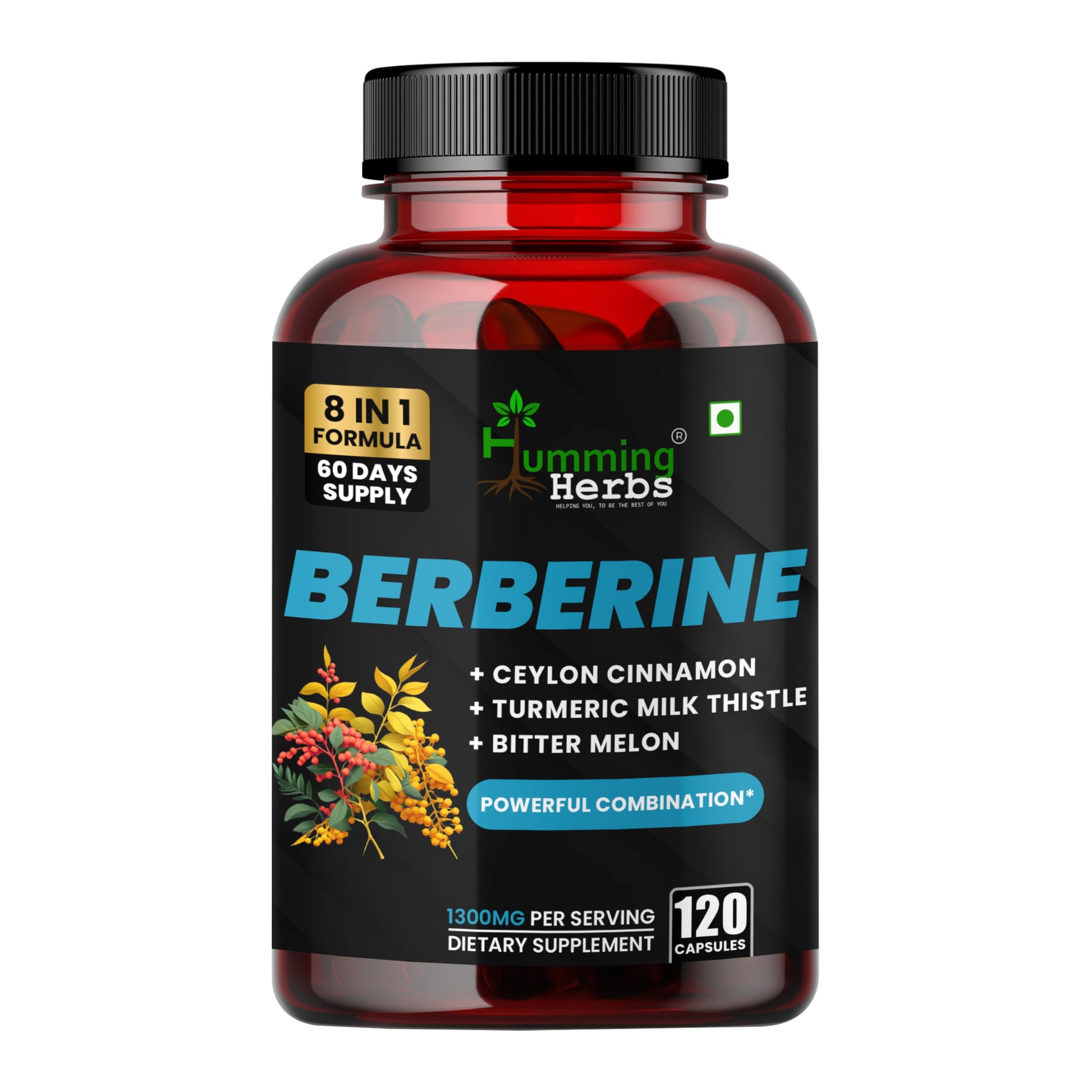 Humming Herbs Berberine Complex Capsule 120 Capsules