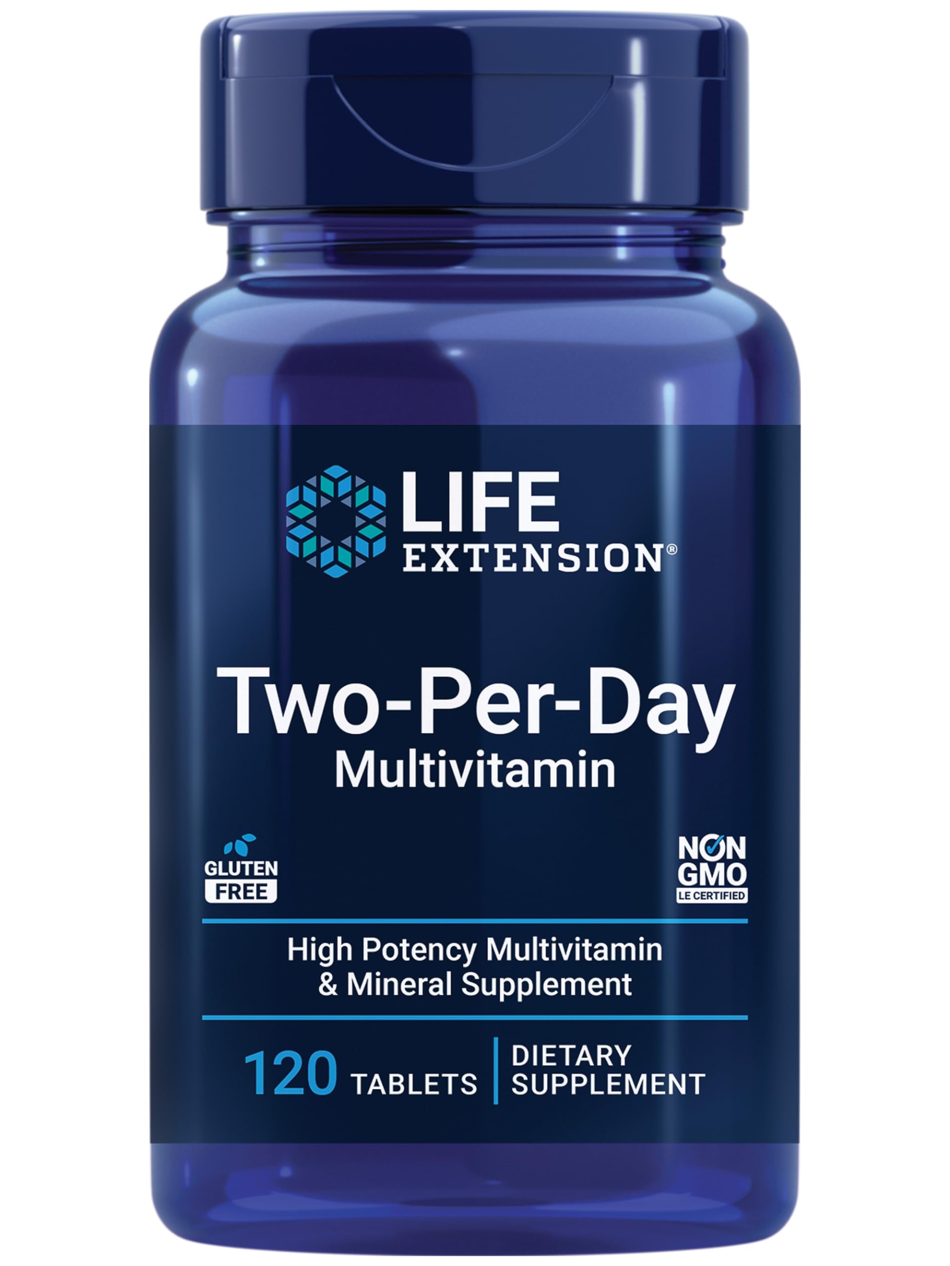Life Extension Two-Per-Day Multivitamin Tablet 120 Tablets