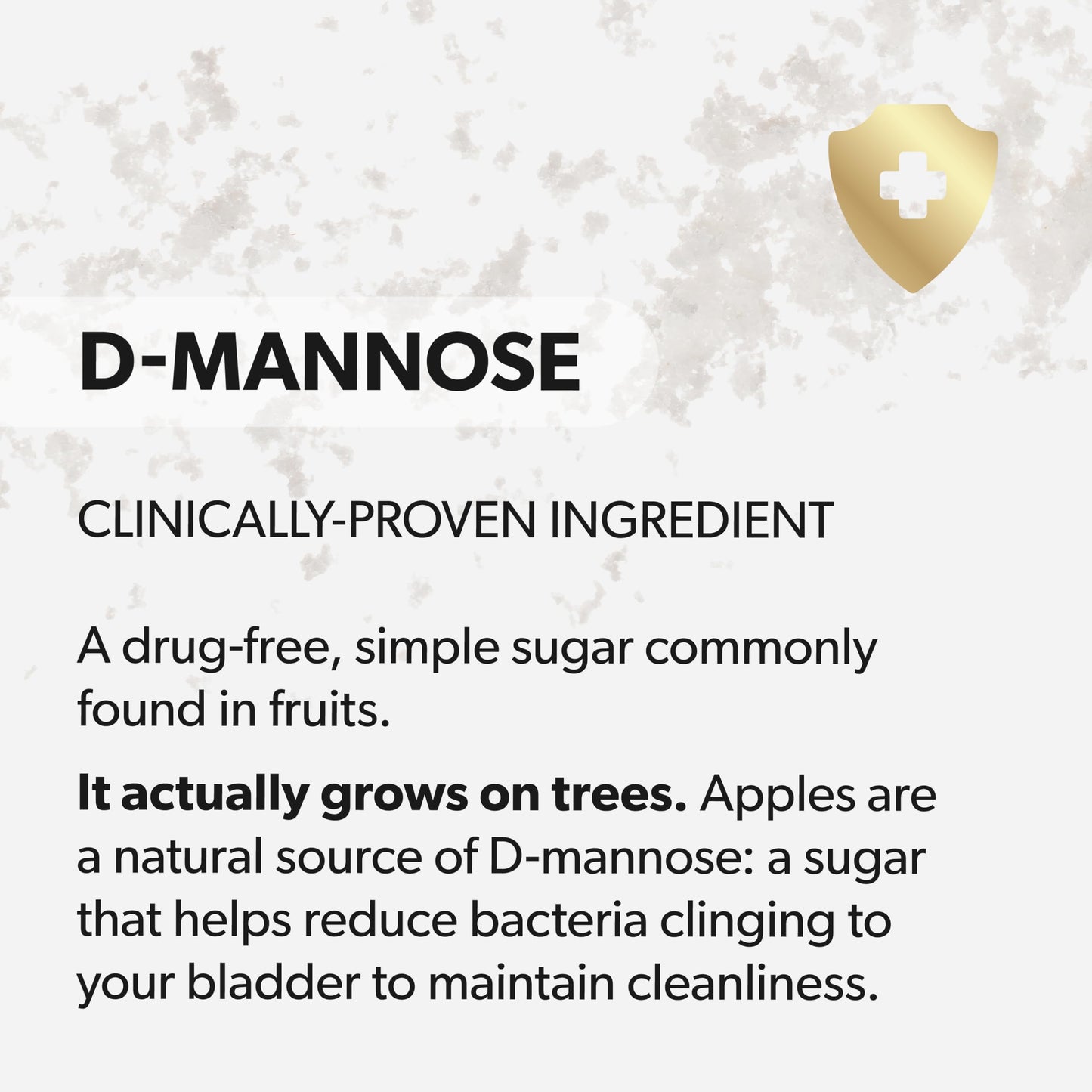 AZO D-Mannose Supplement for Women & Men, Clinical Strength, Capsule, 120 Capsules