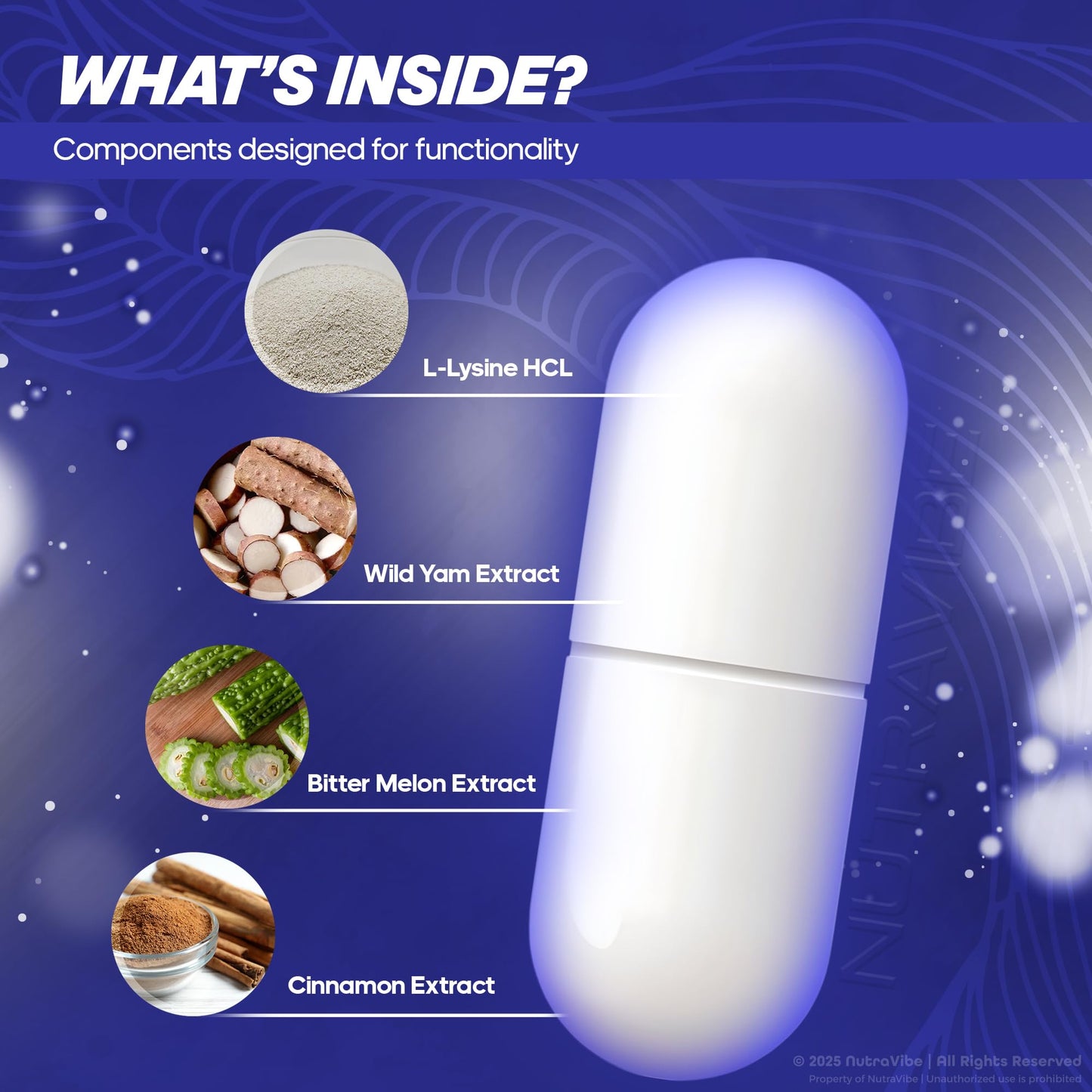 NutraVibe Memory and Mood Brain Capsule, 180 Capsules