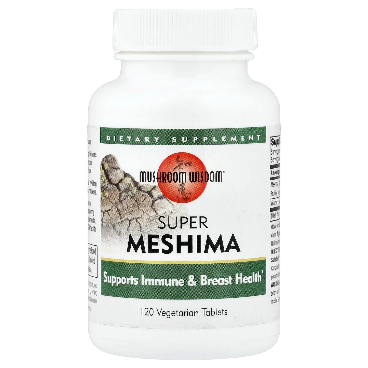Mushroom Wisdom Super Meshima Tablets 120 Count