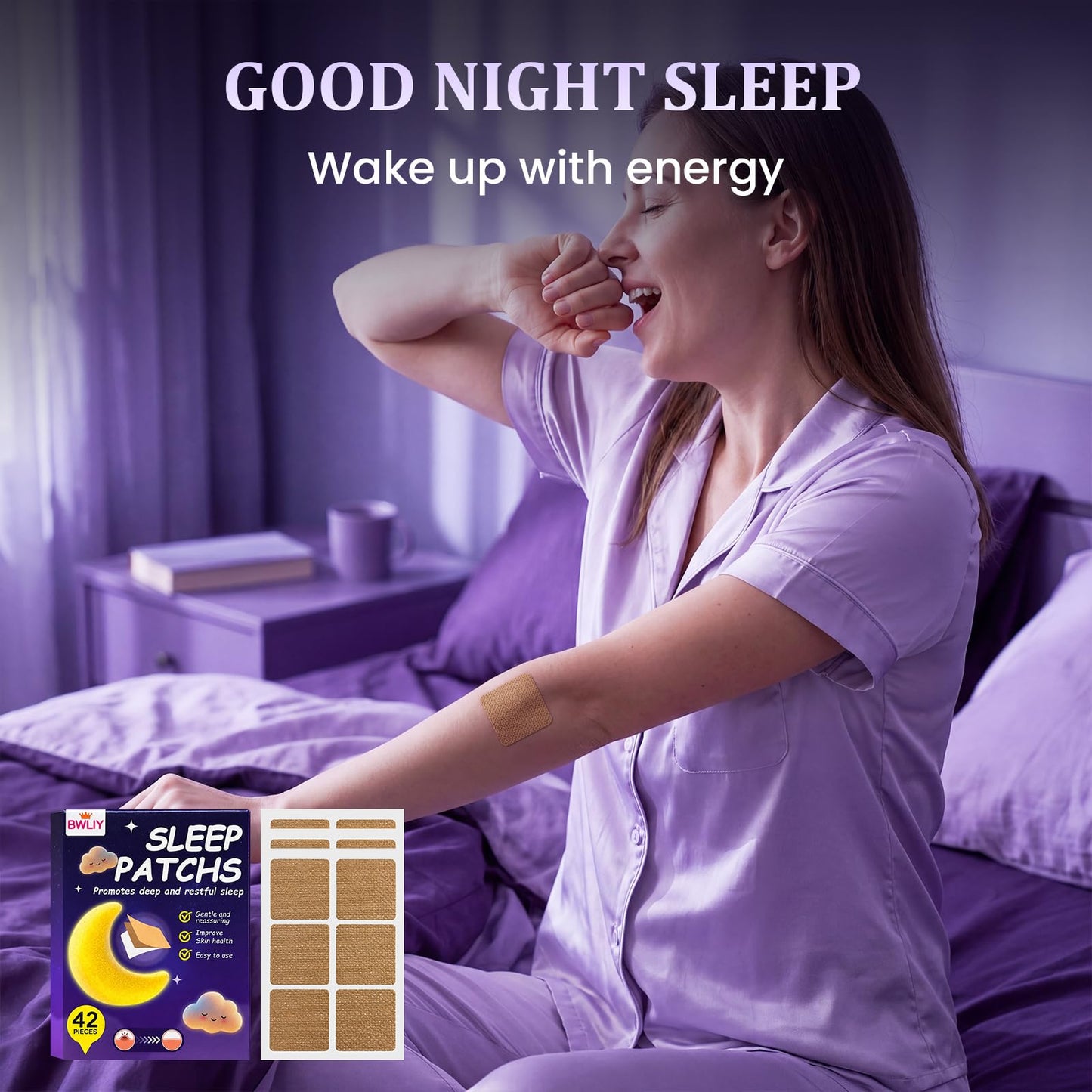 BWLIY Sleep Patches for Adults Tablets 42