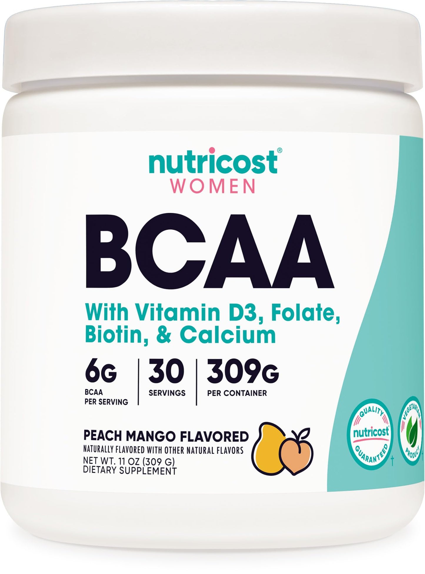 Nutricost BCAA for Women Powder 10.6 oz