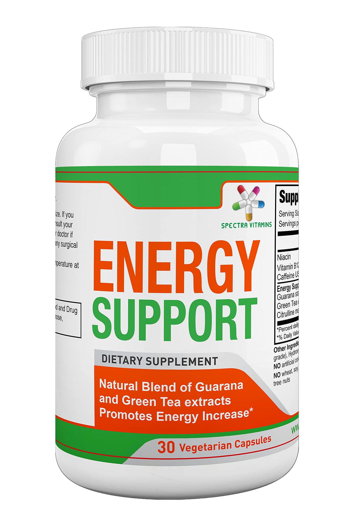 Spectra Vitamins Natural Energy Support 30 Capsules