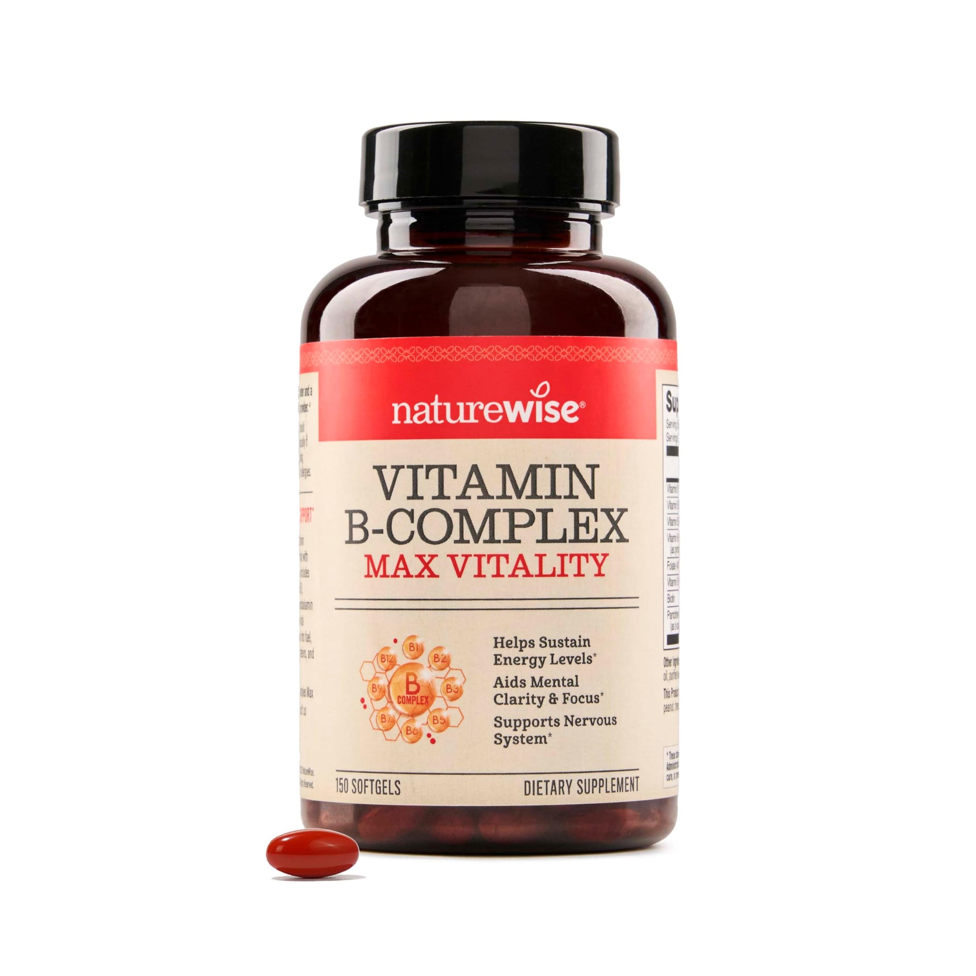 NatureWise Vitamin B Complex Softgels 150 Count