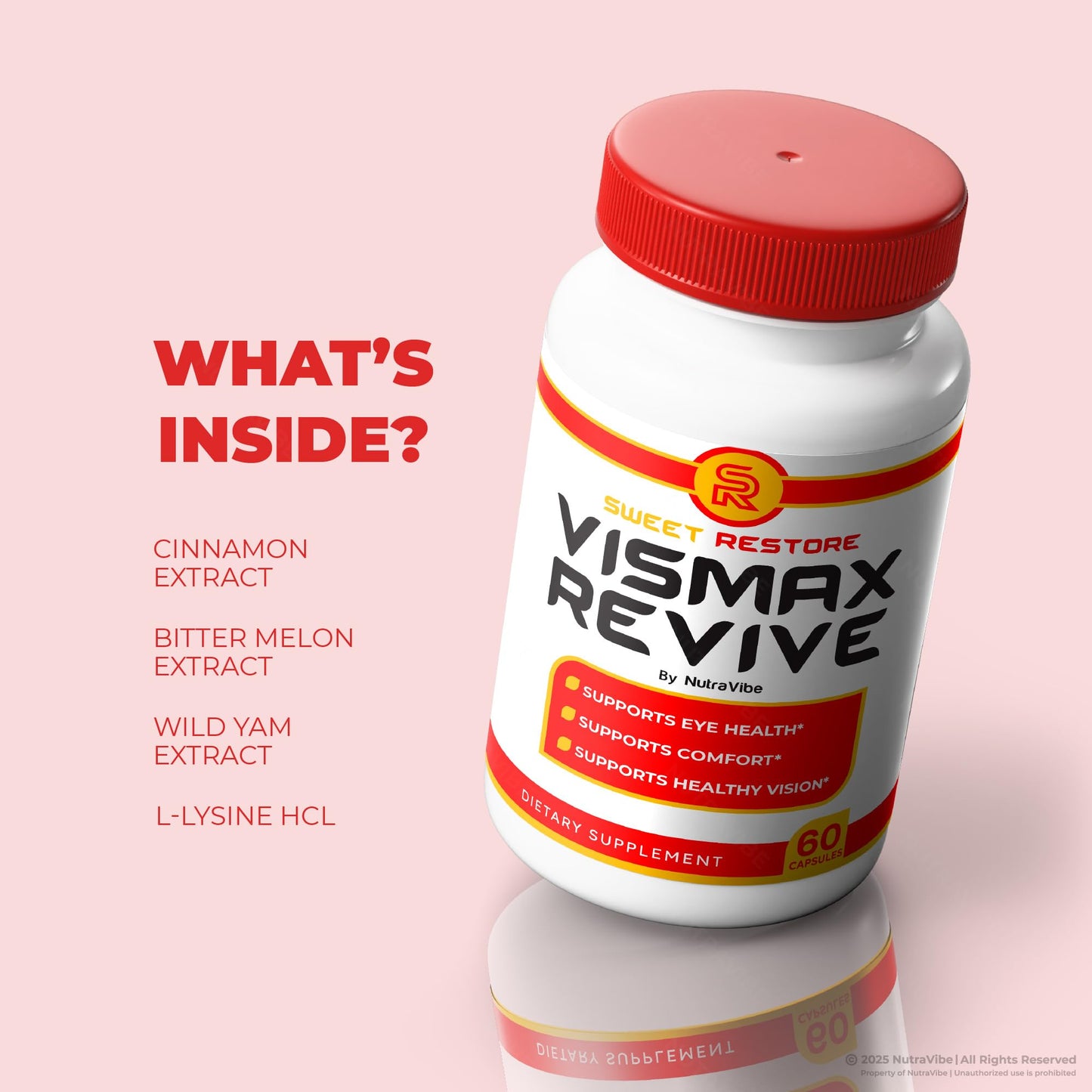NutraVibe Vismax Revive Capsule 180 Capsules