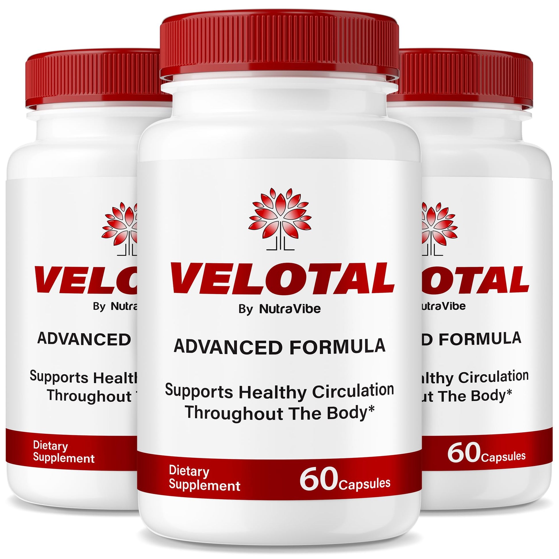 NutraVibe Velotal Pills – Premium Formula Support with Naturally Inspired Ingredients to Help Sustain Energy, Performance & Confidence – Easy-to-Take, Just 2 a Day for Your Daily Edge Capsules 180