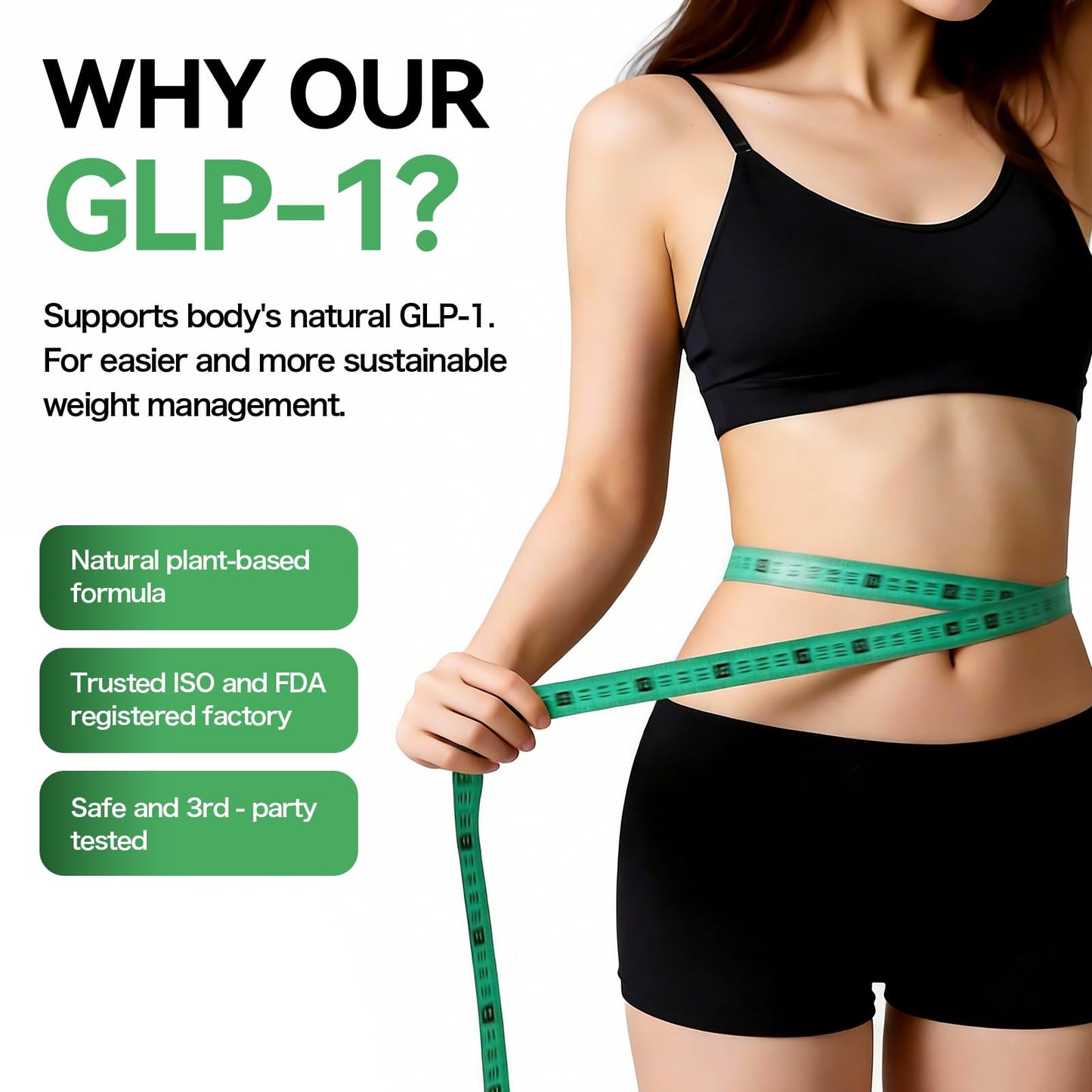 InviGuard 6-in-1 GLP-1 Supplement for Weight Loss, Gut Health & Energy, 60 Capsules