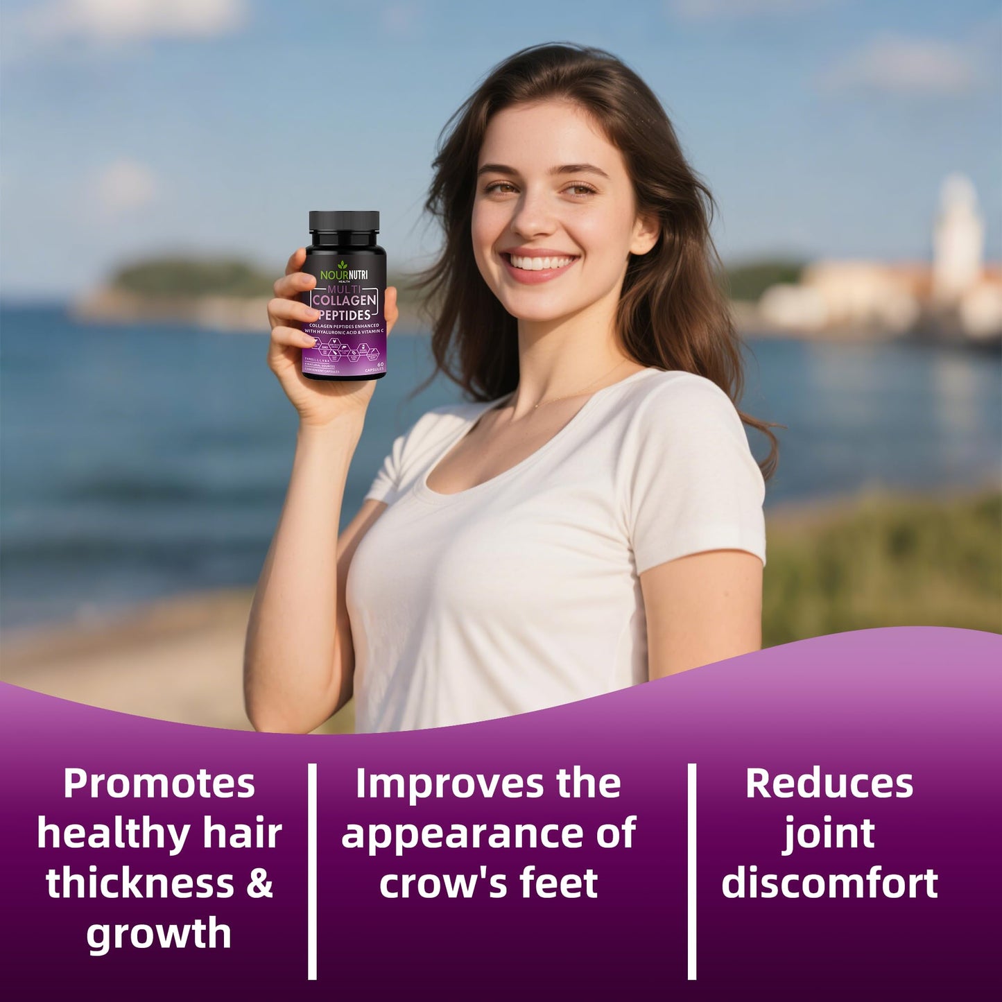 Nour Nutri Health Multi Collagen Peptides Capsules 60 Capsules